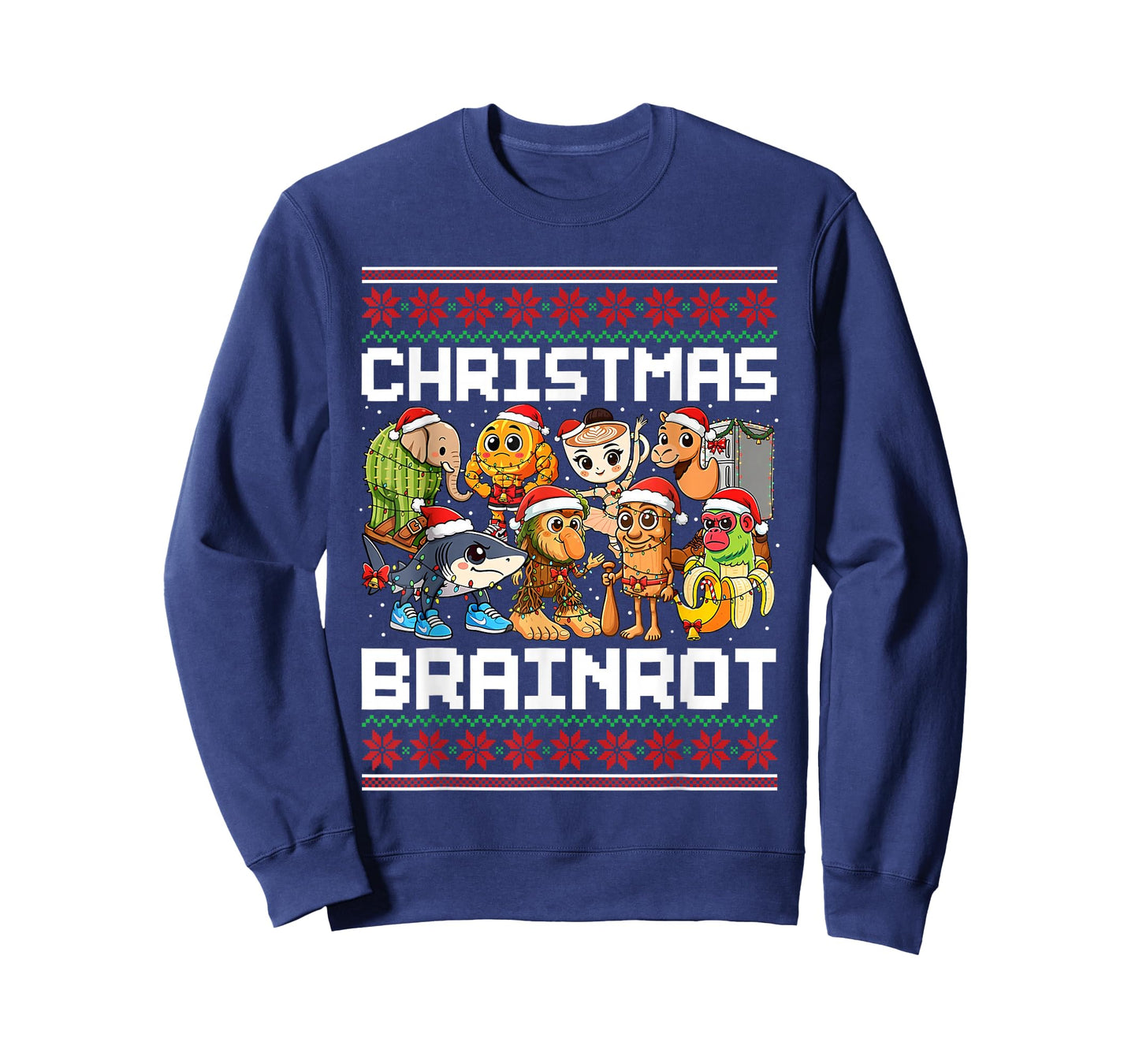 Funny Christmas Italian Brain Rot Italian Brainrot Boys Kids T-Shirt