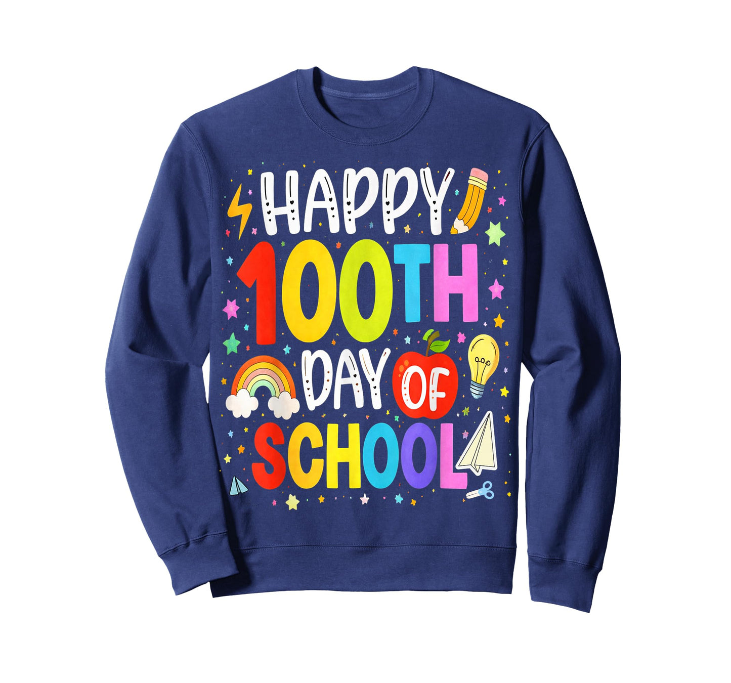 100 Day of School Teachers Students Happy 100 Days of School T-Shirt