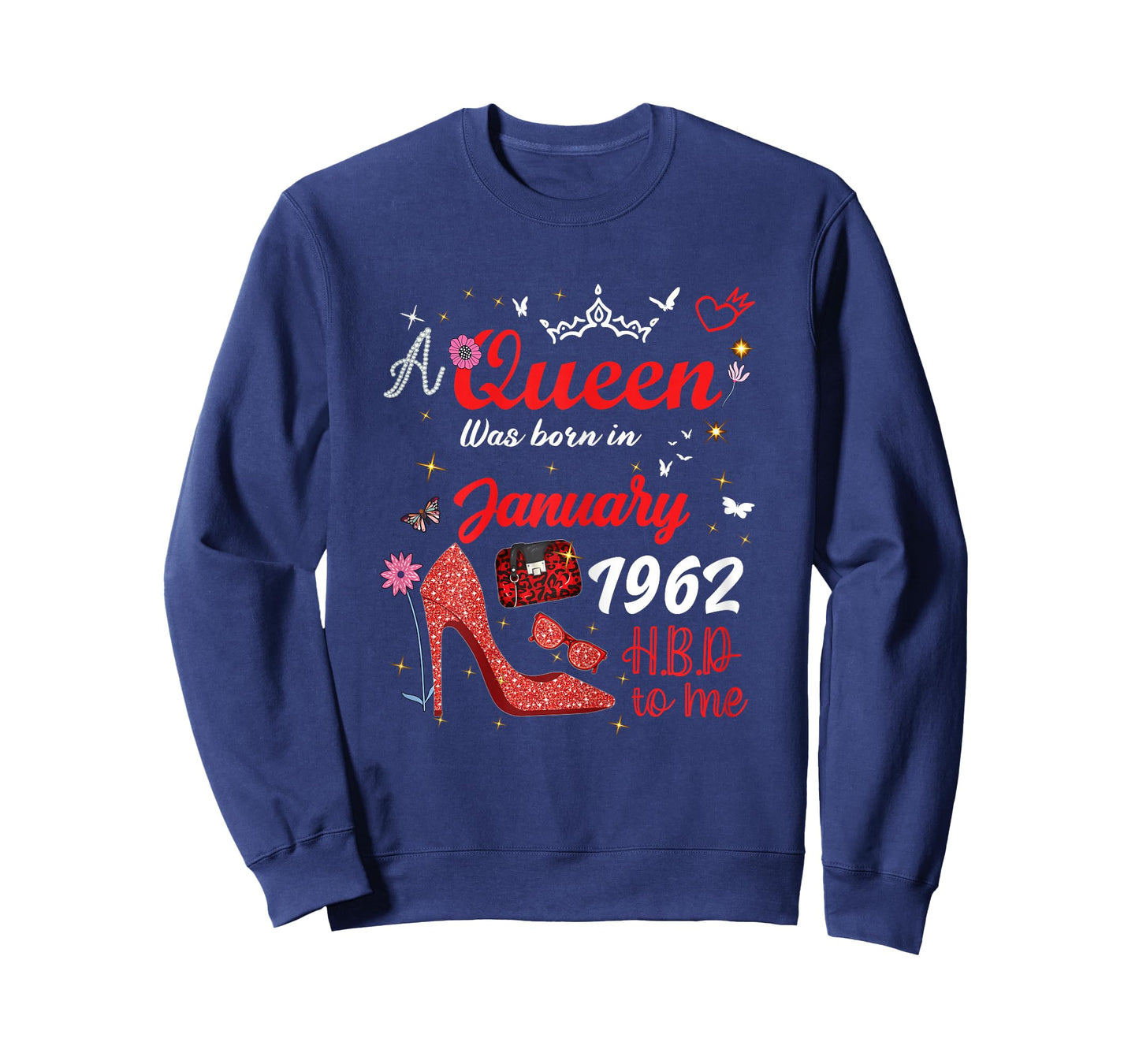 January 1962 Birthday This Queen was Born in January 1962 T-Shirt