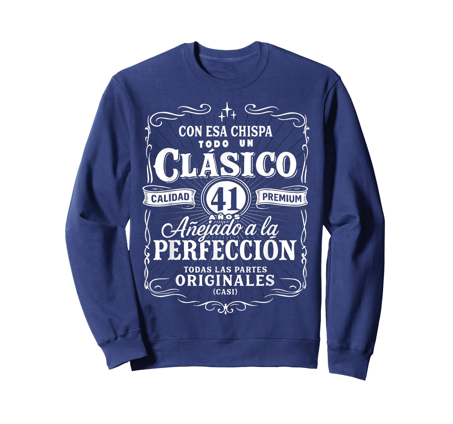 Vintage 41st Birthday Men Funny Cumpleaños 41 Spanish Gag T-Shirt