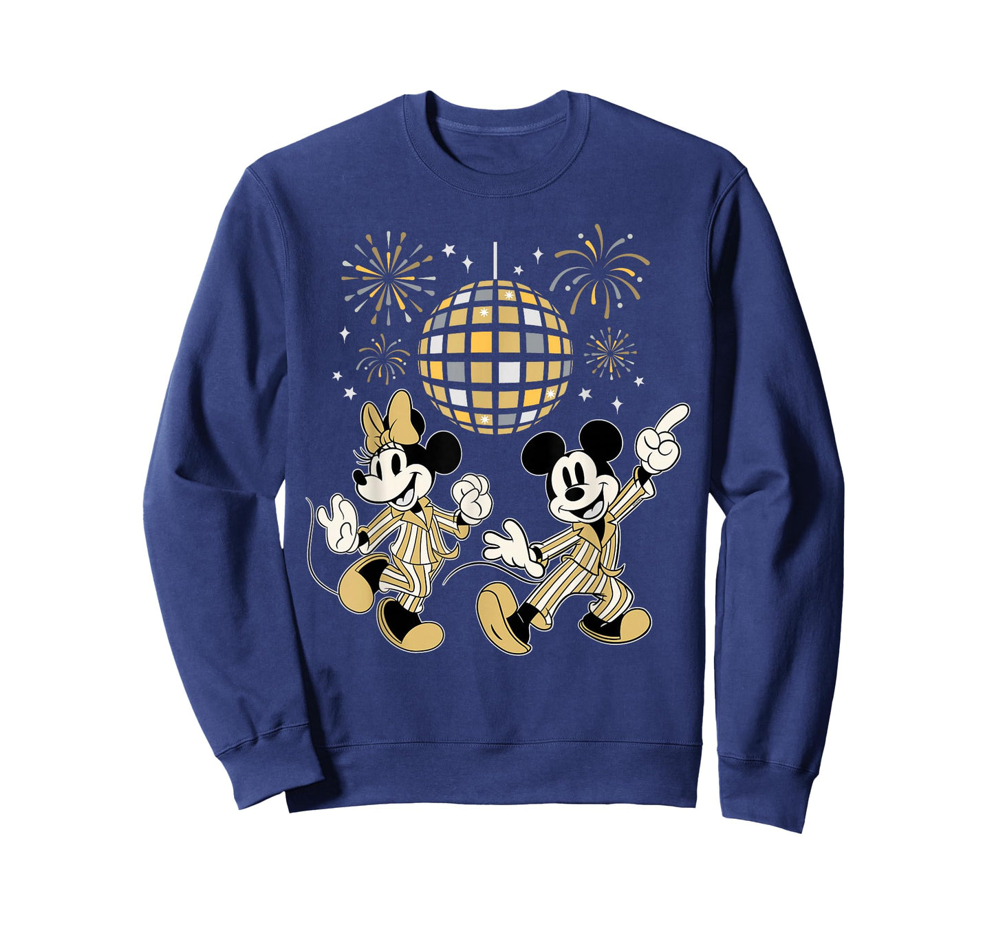 Disney Mickey & Minnie New Year's Eve Disco Pajama PJ Party T-Shirt