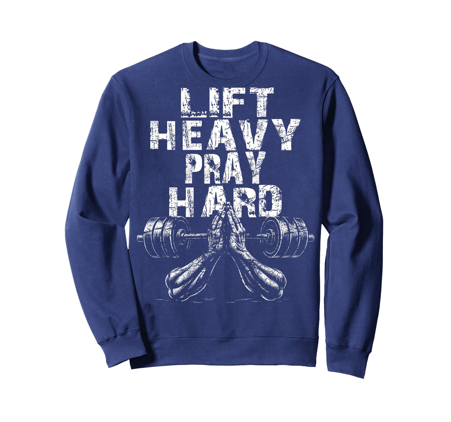 Lift Heavy Pray Hard Gym Christian Gift for Christian T-Shirt