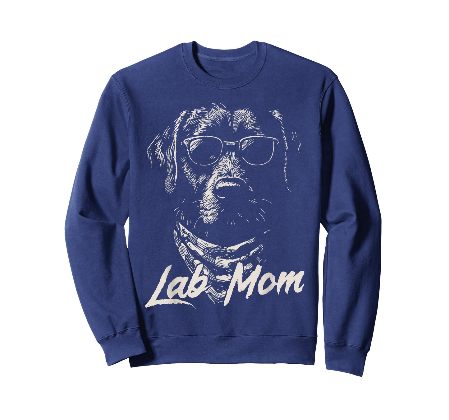 Black Lab Mom Hunting Dog Marsh Scene Sunset Vintage T-Shirt