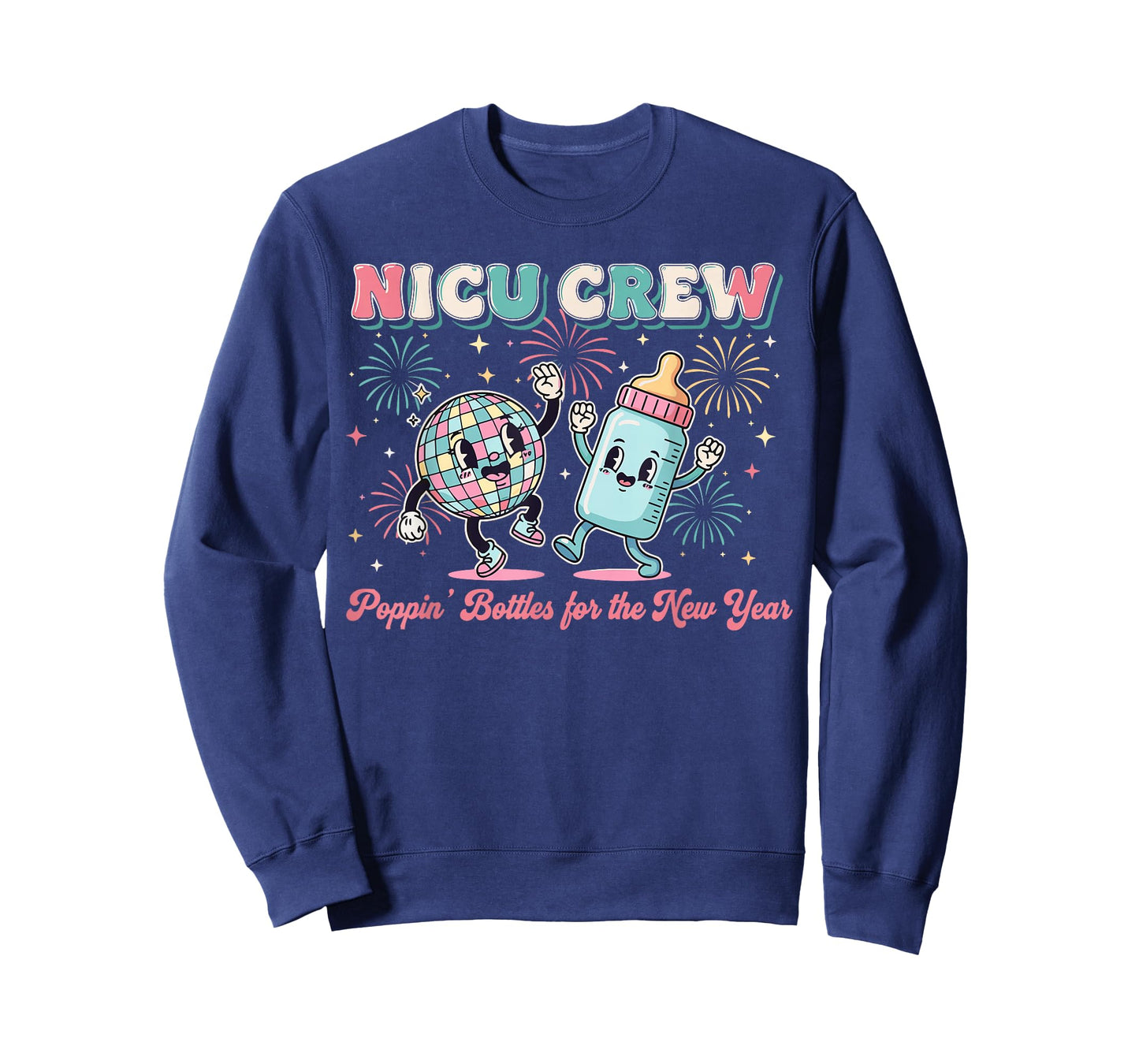 New Years Shirt, Nurse Popping Bottles for The New Year T-Shirt
