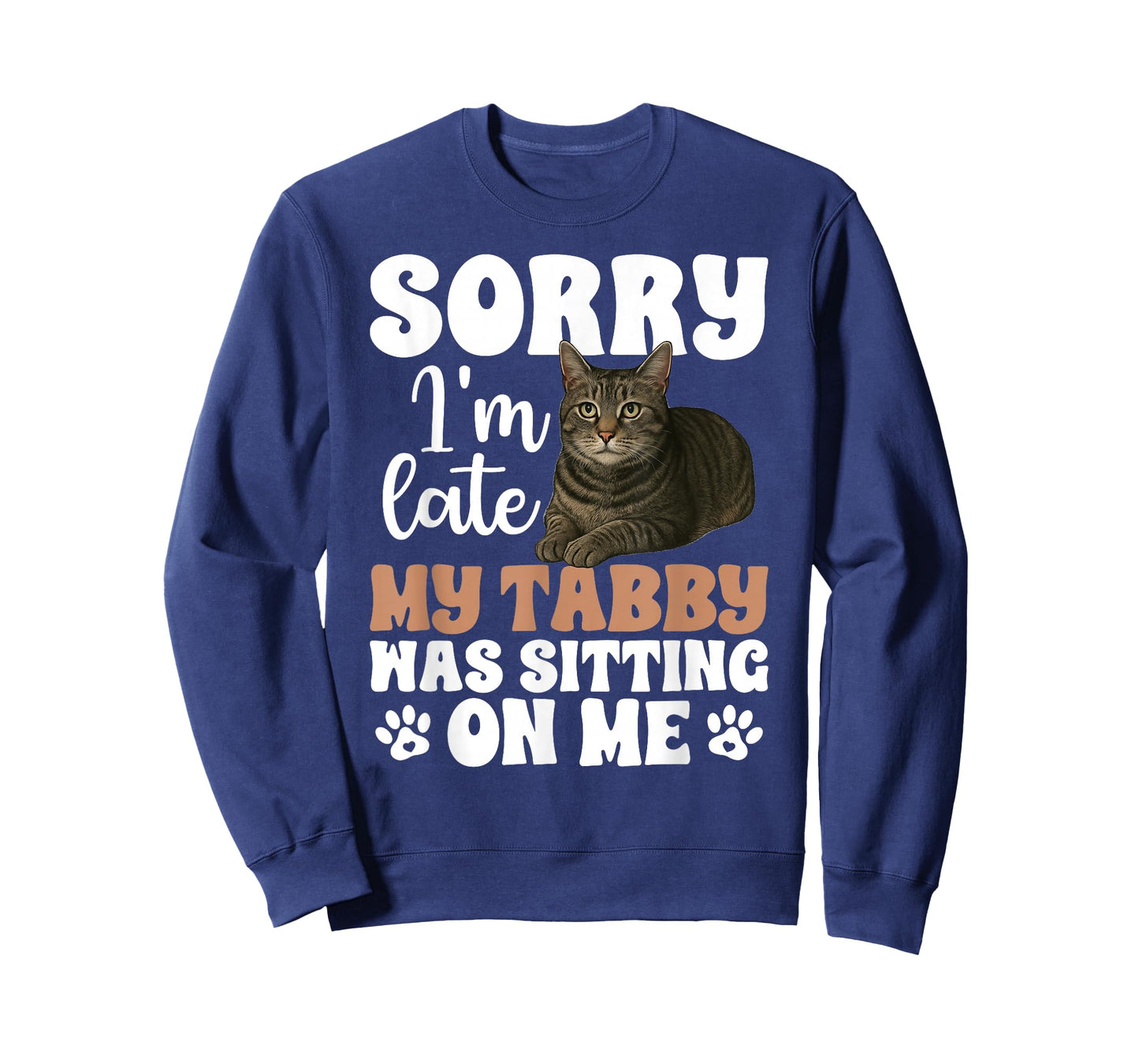 Grey Tabby Cat Owner Funny Gray Tabby Cat Lover T-Shirt