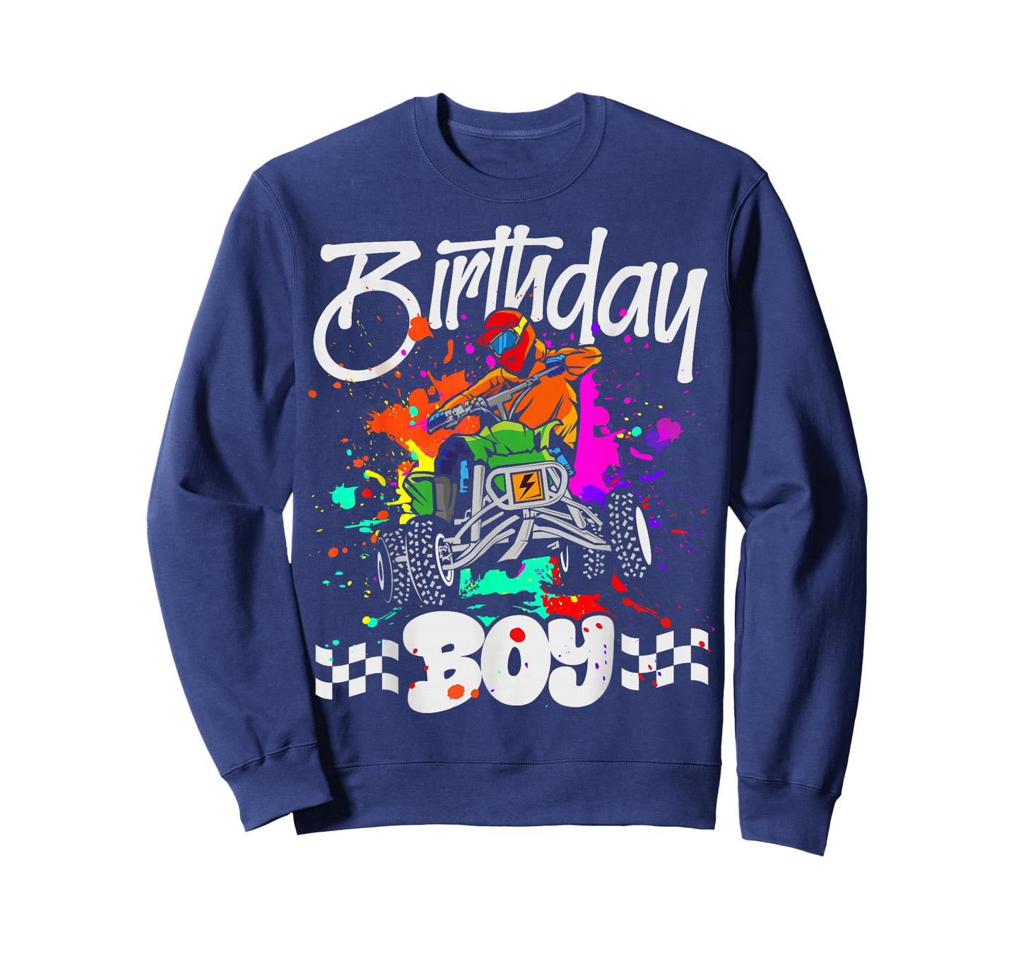 Funny Birthday Boy 4 Wheeler Birthday Boy ATV Birthday Party T-Shirt