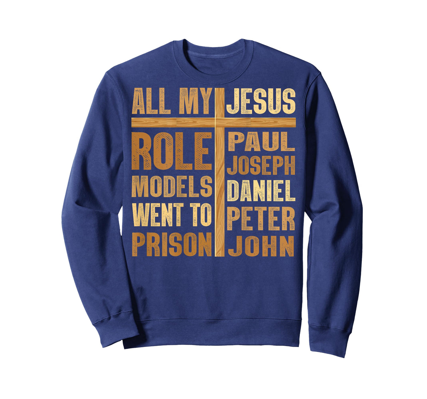 ON Back All My Role Models Went to Prison T-Shirt