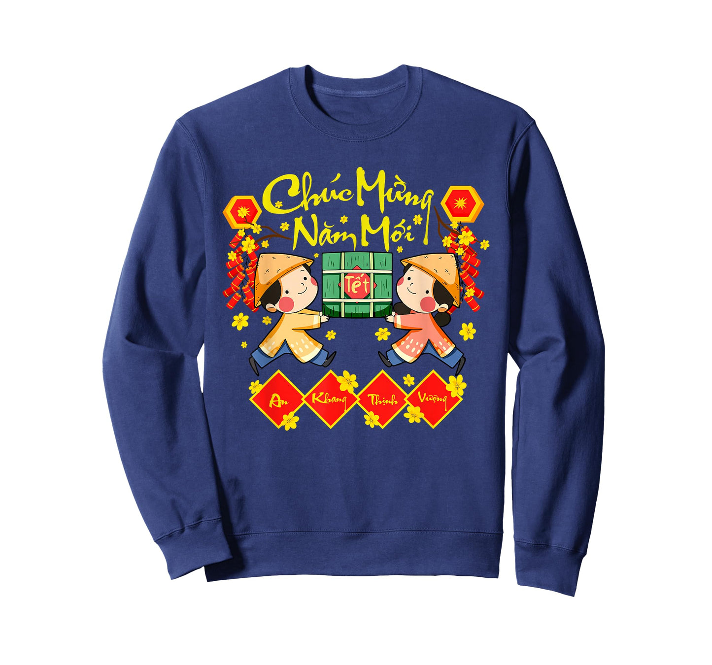 Happy Vietnamese New Year Chuc Mung NAM Moi Boy Girl Ao Dai T-Shirt