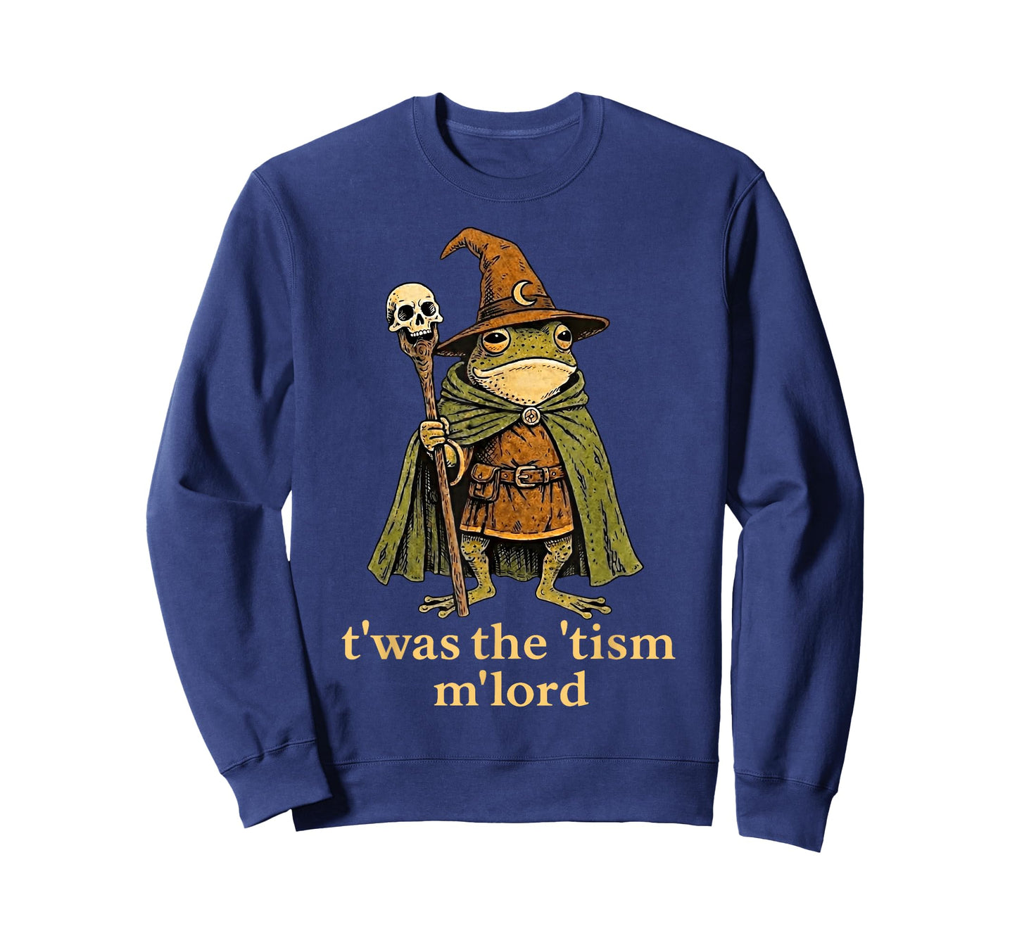 T'was The 'Tism M'Lord Frog Wizard Tism T-Shirt