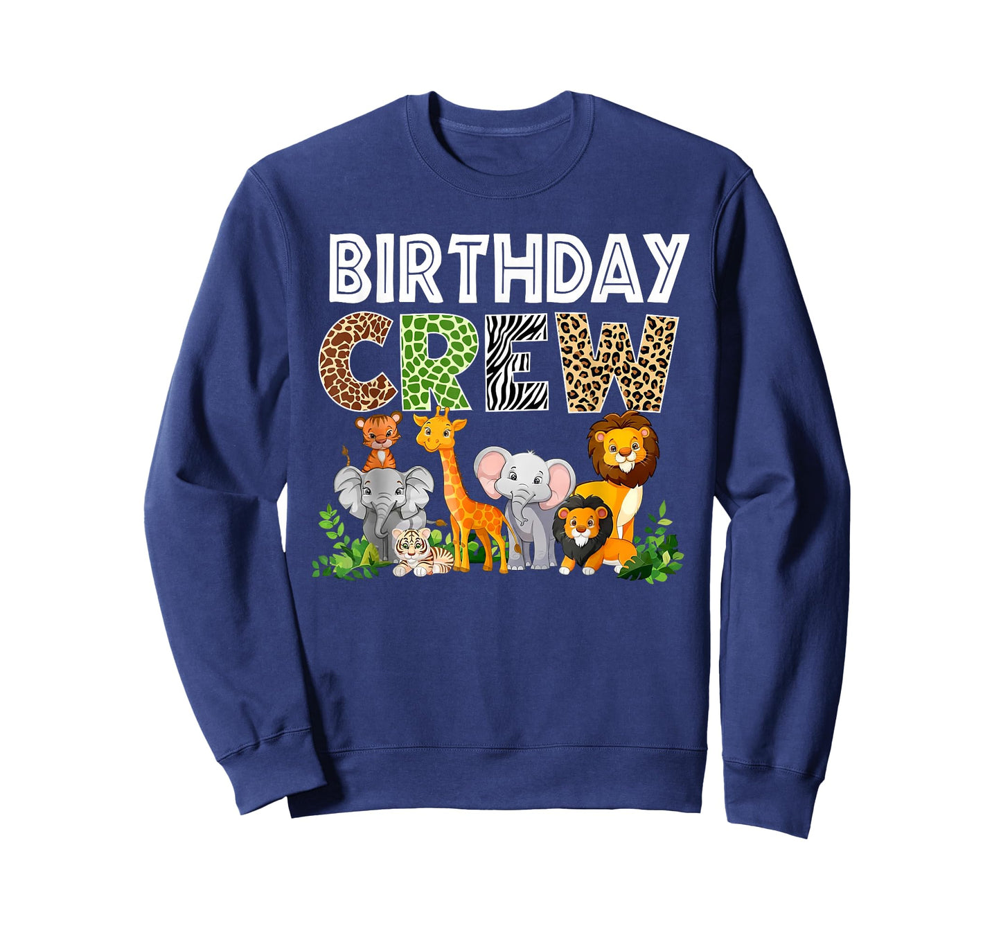 Birthday Crew Zoo Lover Wild B-Day Safari Jungle Animal T-Shirt