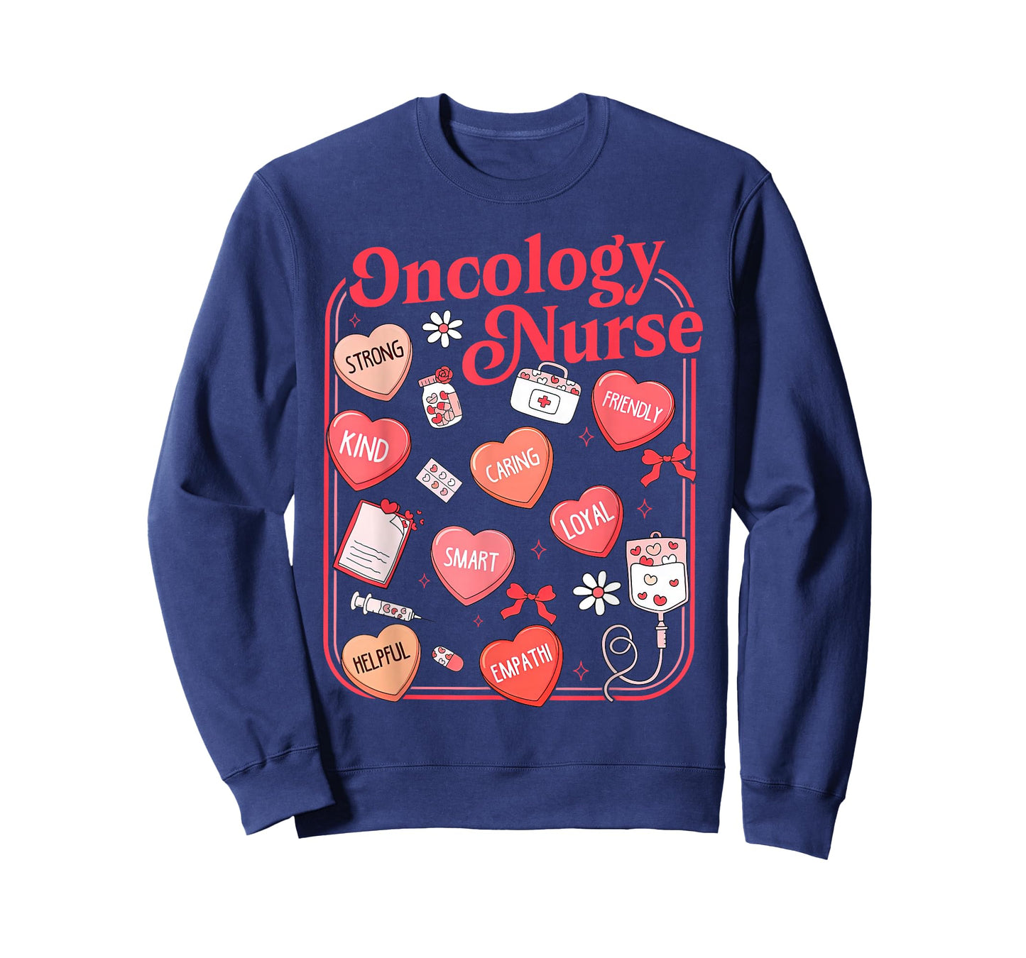Valentine Day Oncology Nurse Hematology Hem Onc Cancer Chemo T-Shirt
