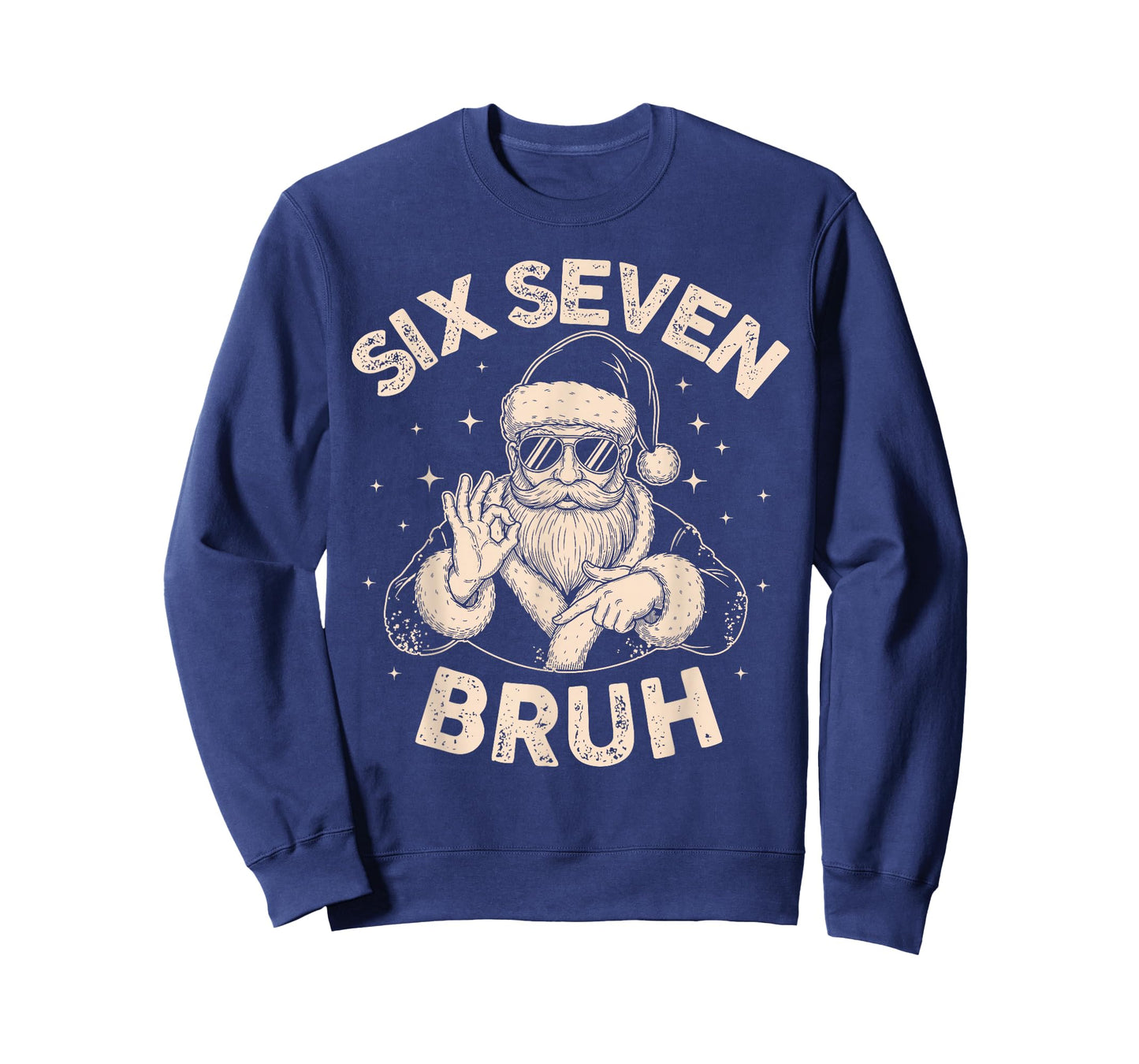 Bruh 67 Christmas Santa Six Seven 6 7 Boys Christmas Pajamas T-Shirt