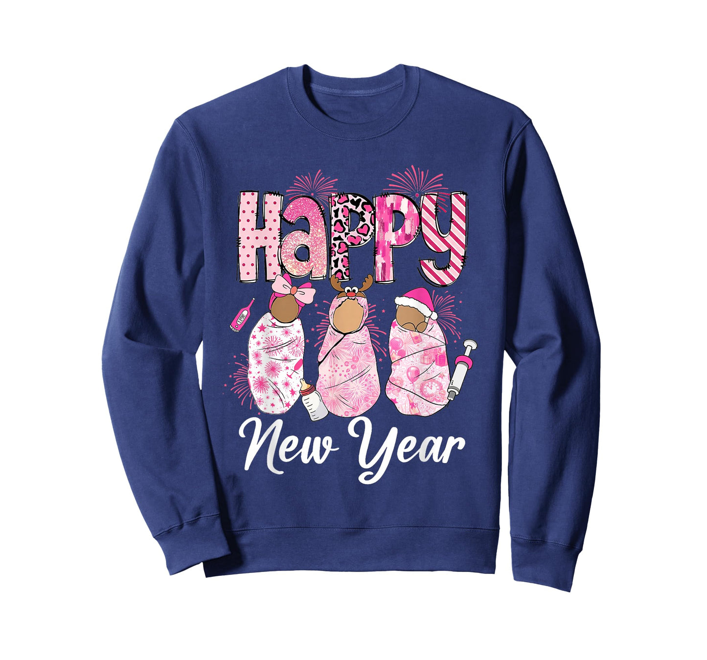 Happy New Year Labor & Delivery L&D Nurse NYE Party 2026 T-Shirt