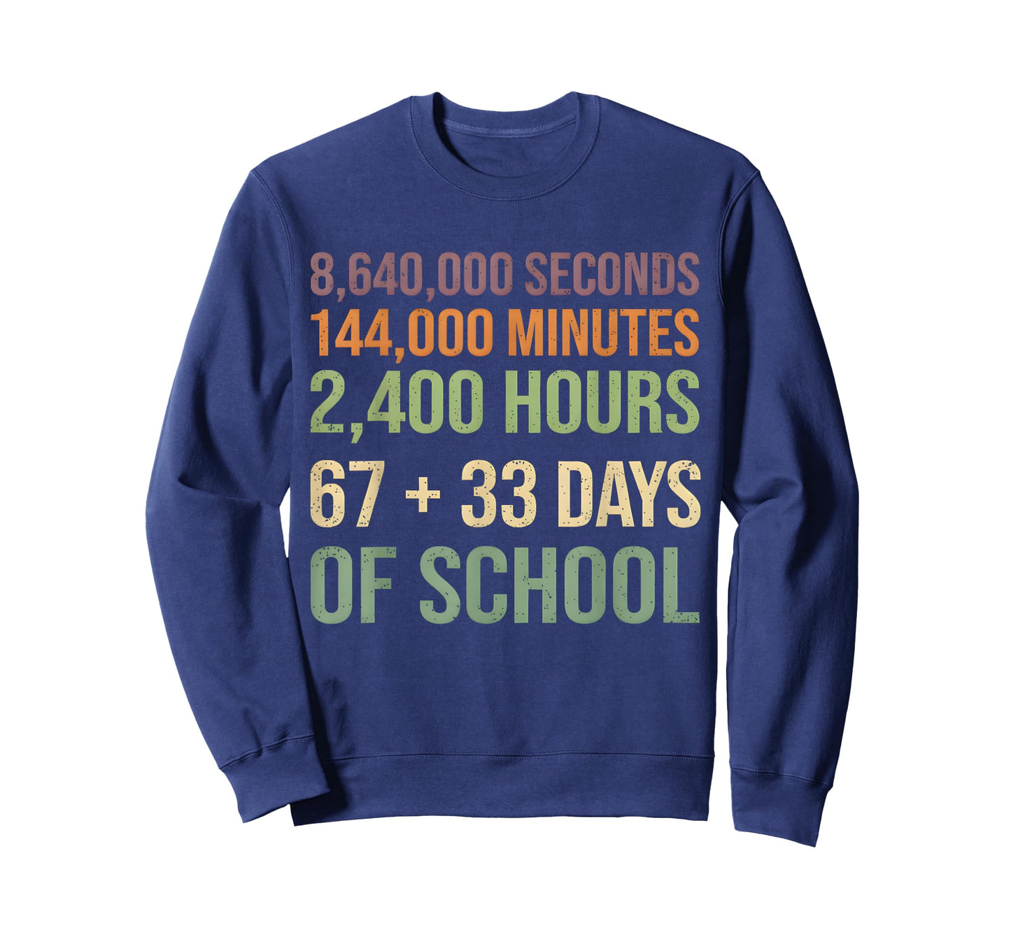 67 + 33 Day of School Funny 100 Days of School Teacher T-Shirt