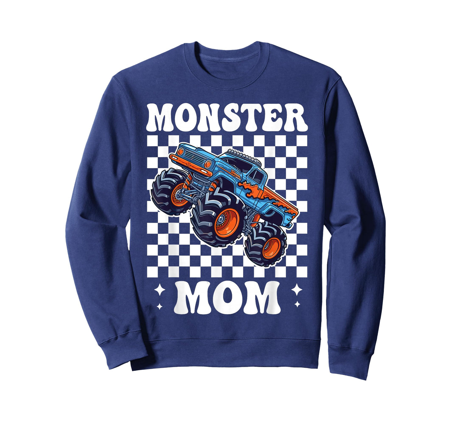 Monster Truck Mom Family Matching Monster Trucks Birthday T-Shirt