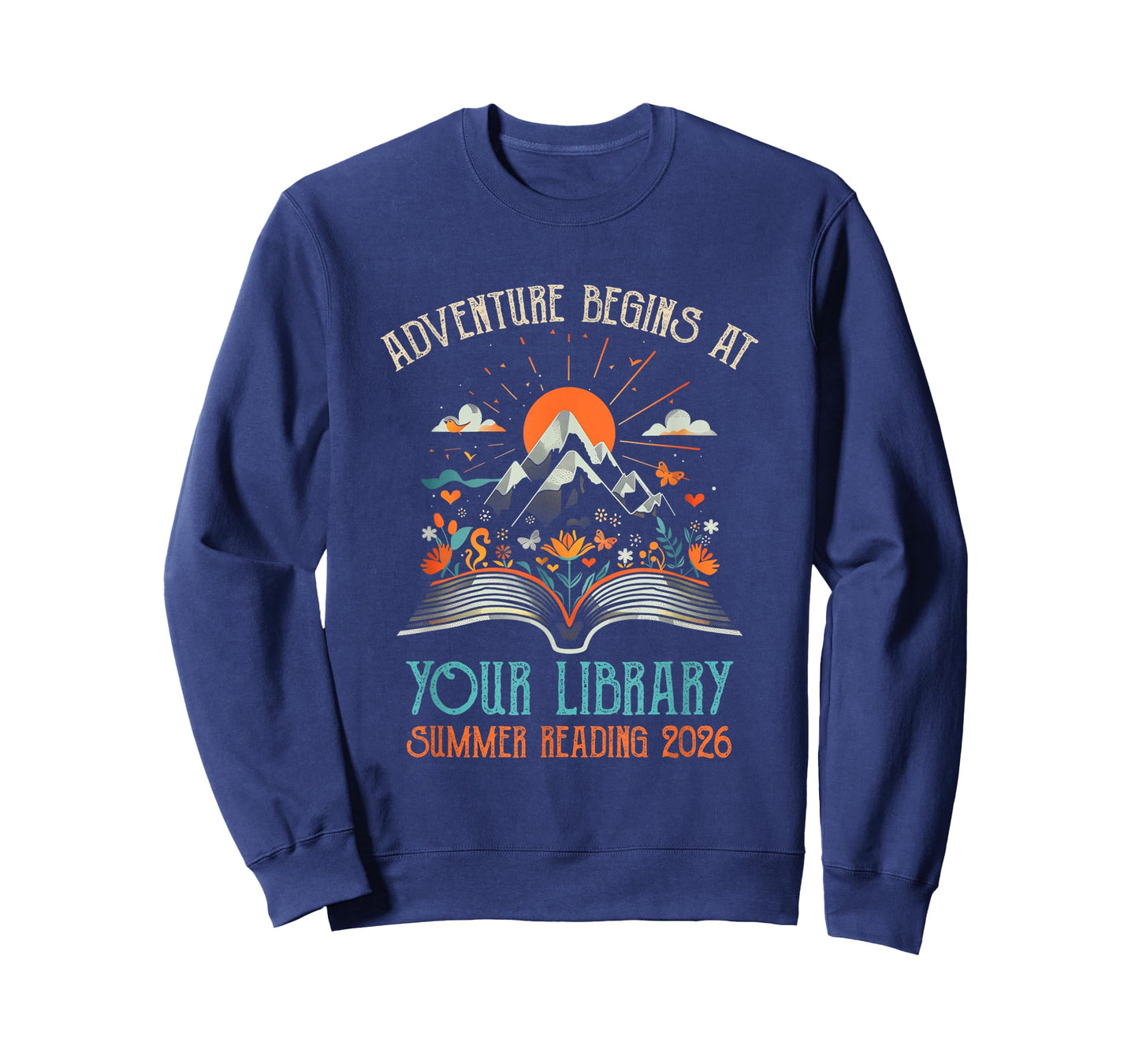 Adventure Begins At Your Library Summer Reading 2026 Vintage T-Shirt