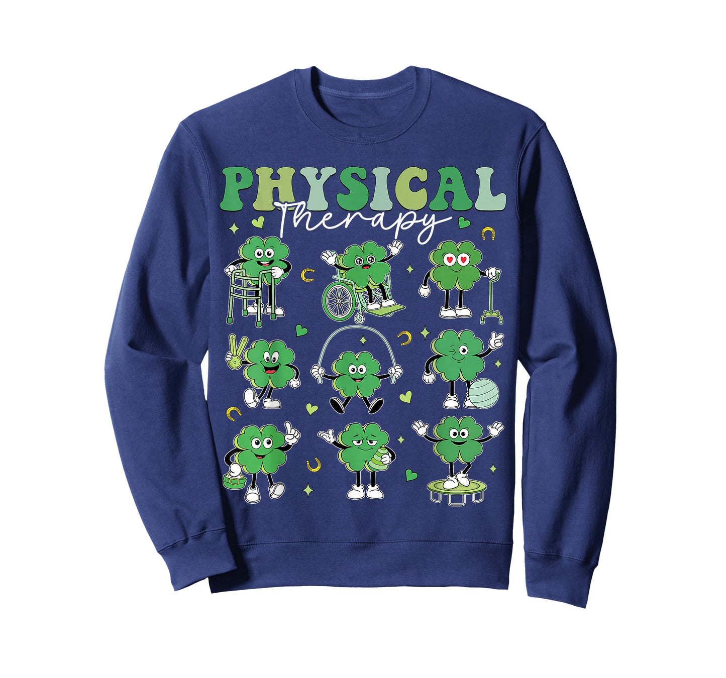 Physical Therapy PT Funny Shamrock St Patricks Day T-Shirt