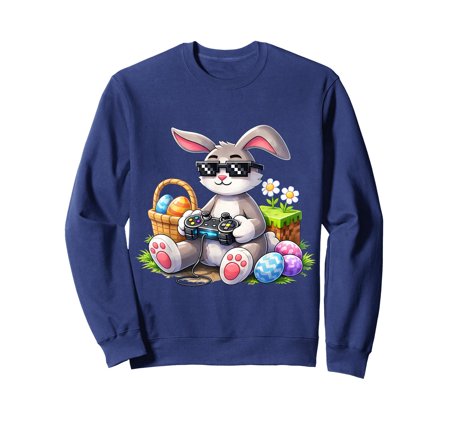 Funny Gaming Game Rabbit Bunny Easter Men Boy Toddler Kid T-Shirt