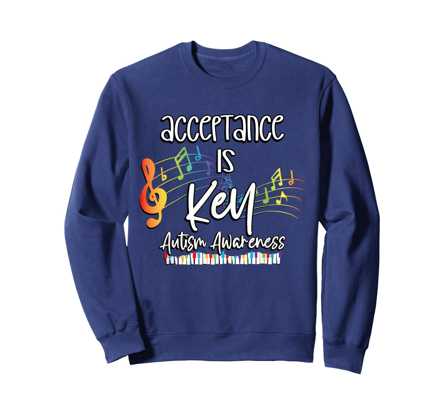 Acceptance is Key Autism Awareness Month Teachers Parents T-Shirt