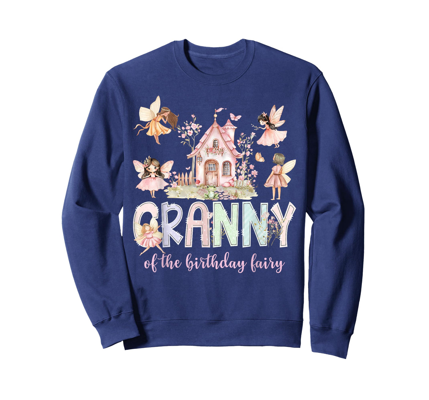 Granny of The Birthday Fairy Girl Magical Family Matching T-Shirt
