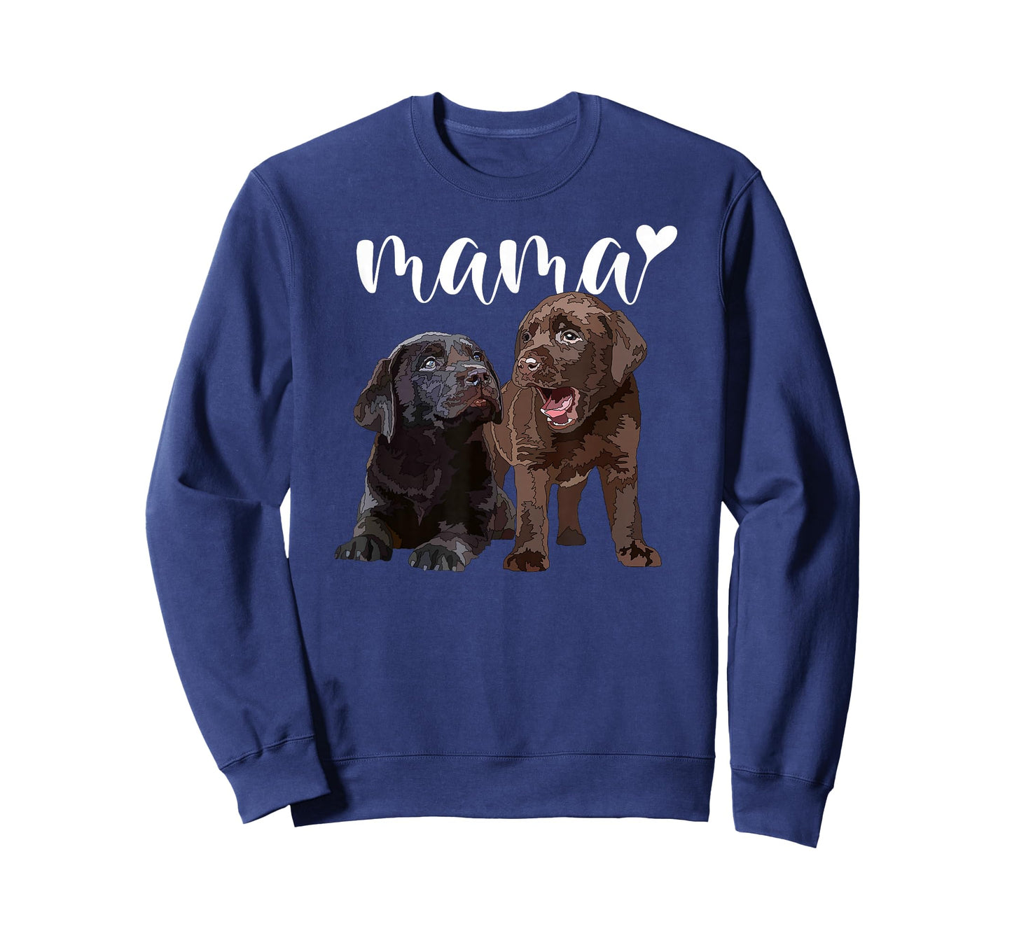 Chocolate Lab Mom The Lab Mother Brown Labrador Mama Lab Dog T-Shirt