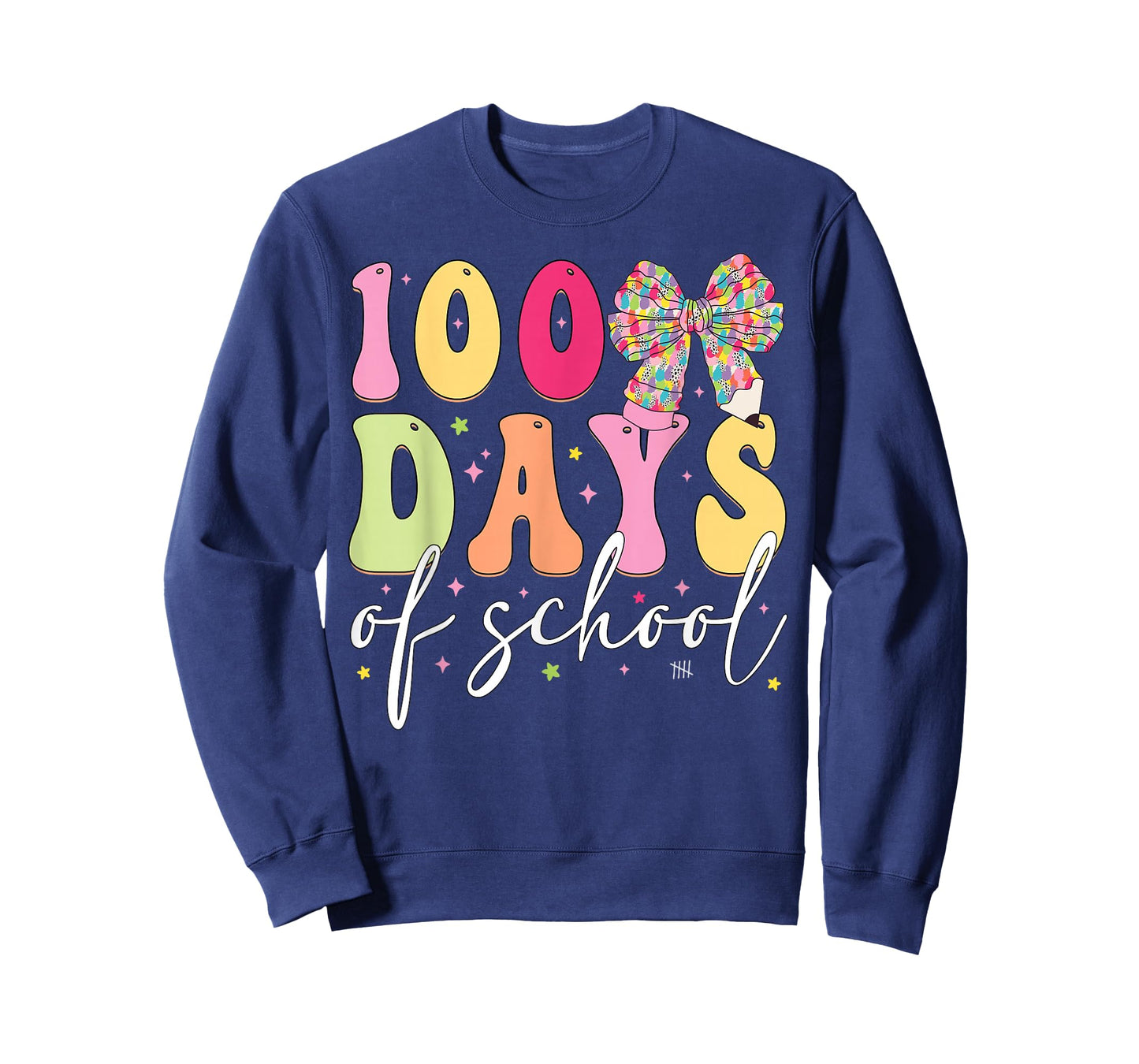 100 Days of School Coquette Bow Girls Teachers Students T-Shirt
