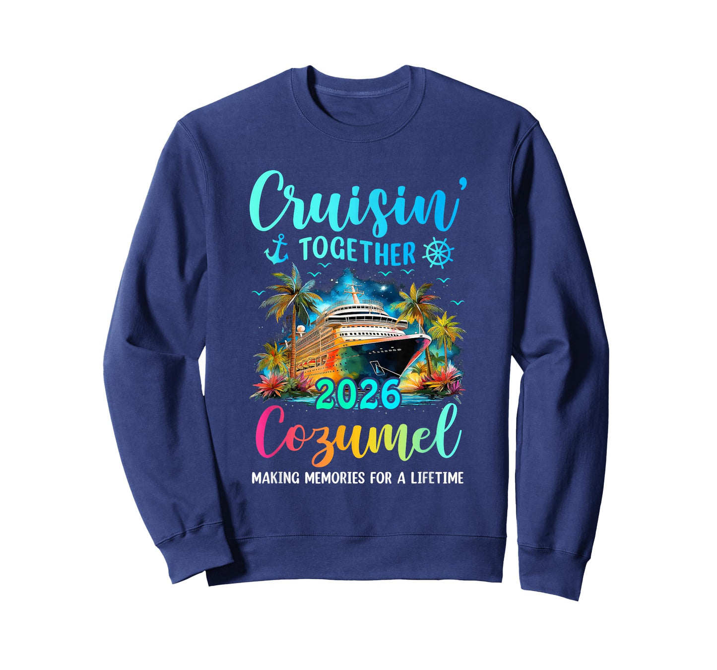 Cruisin' Together Cozumel 2026 Family Cruise Vacation T-Shirt