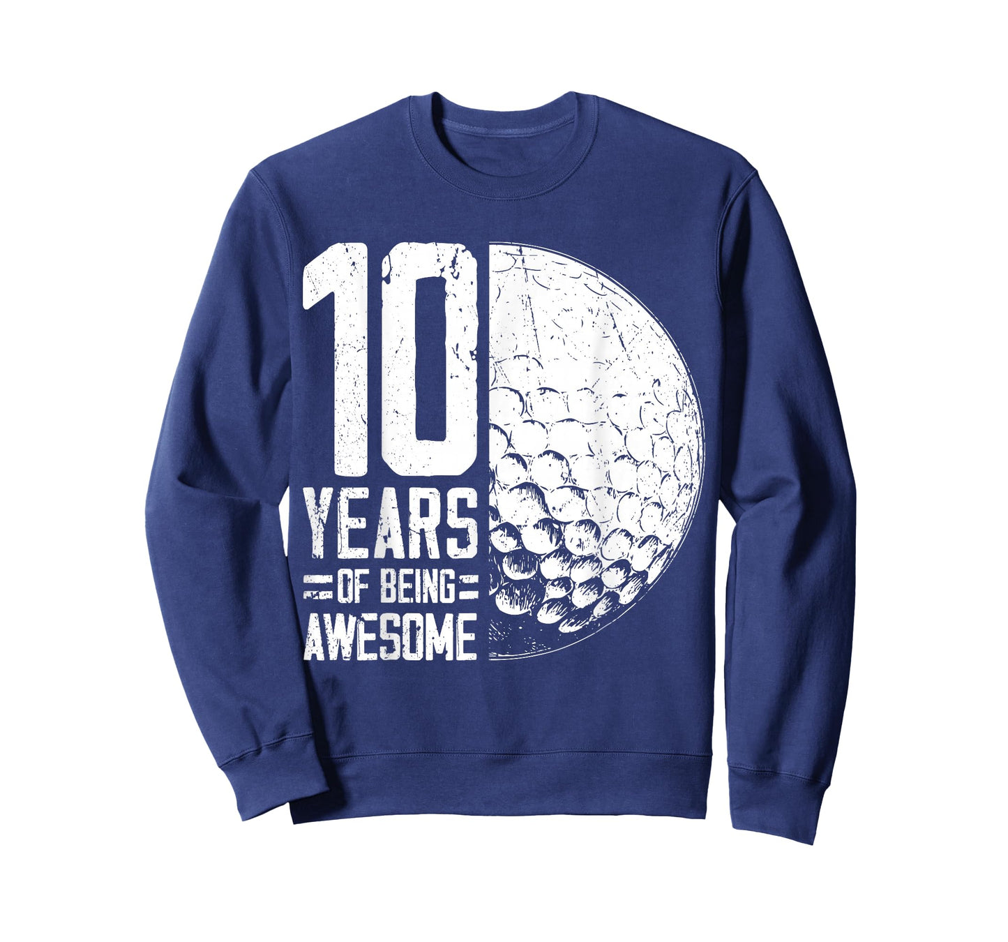 10th Birthday Boys Golf Player Golf 10 Years Old T-Shirt