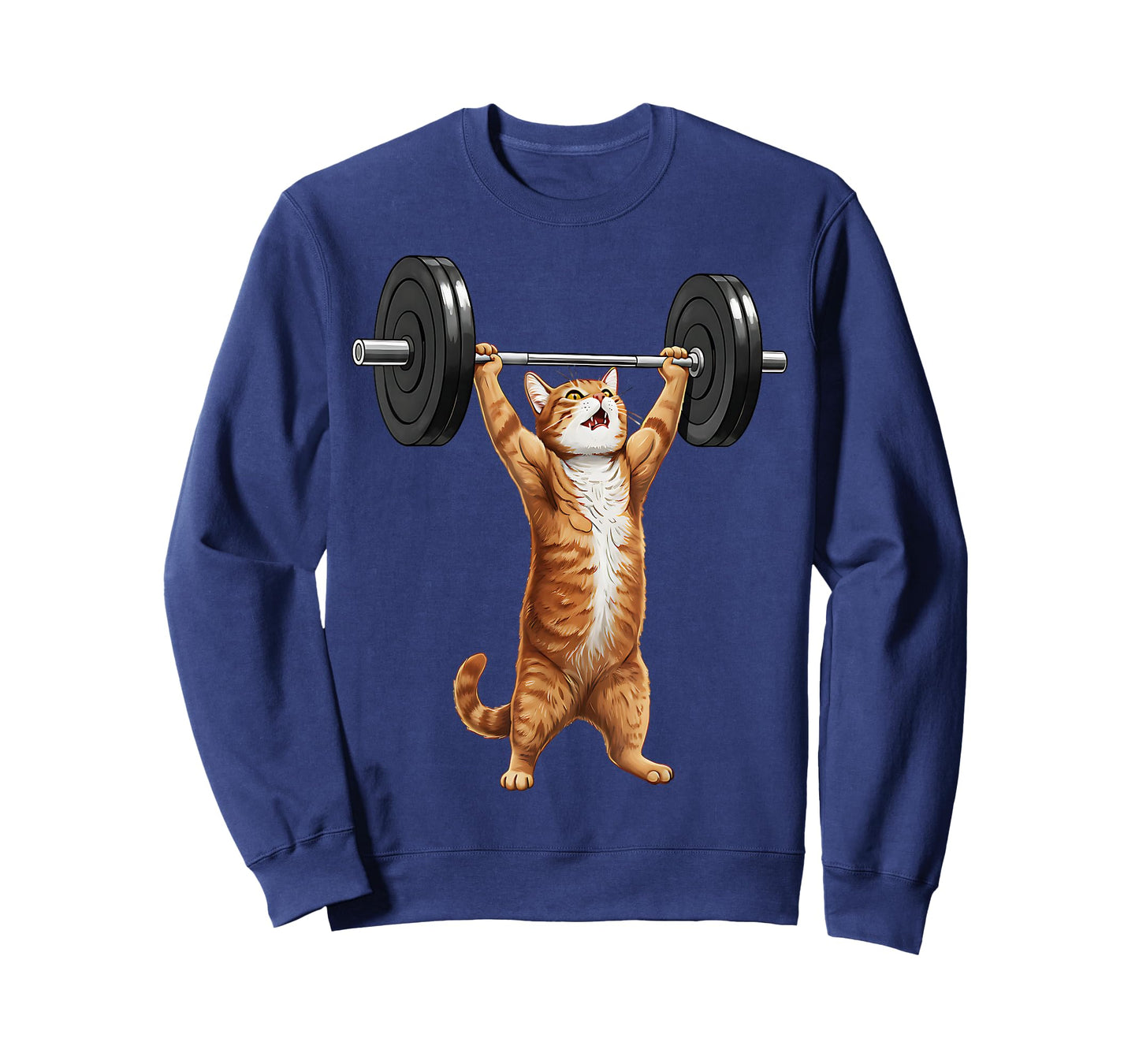Funny Weight Lifting Gym Cat Deadlift T-Shirt