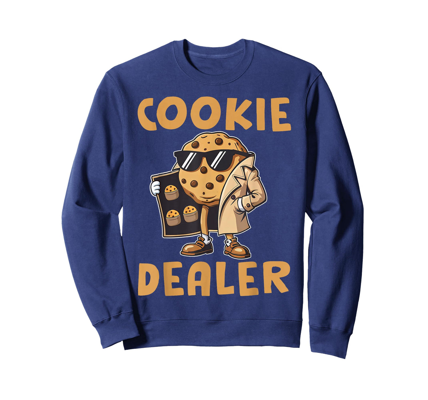 Cookie Dealer Seller Chocolate Chip Lover Cookies Crew Kids T-Shirt