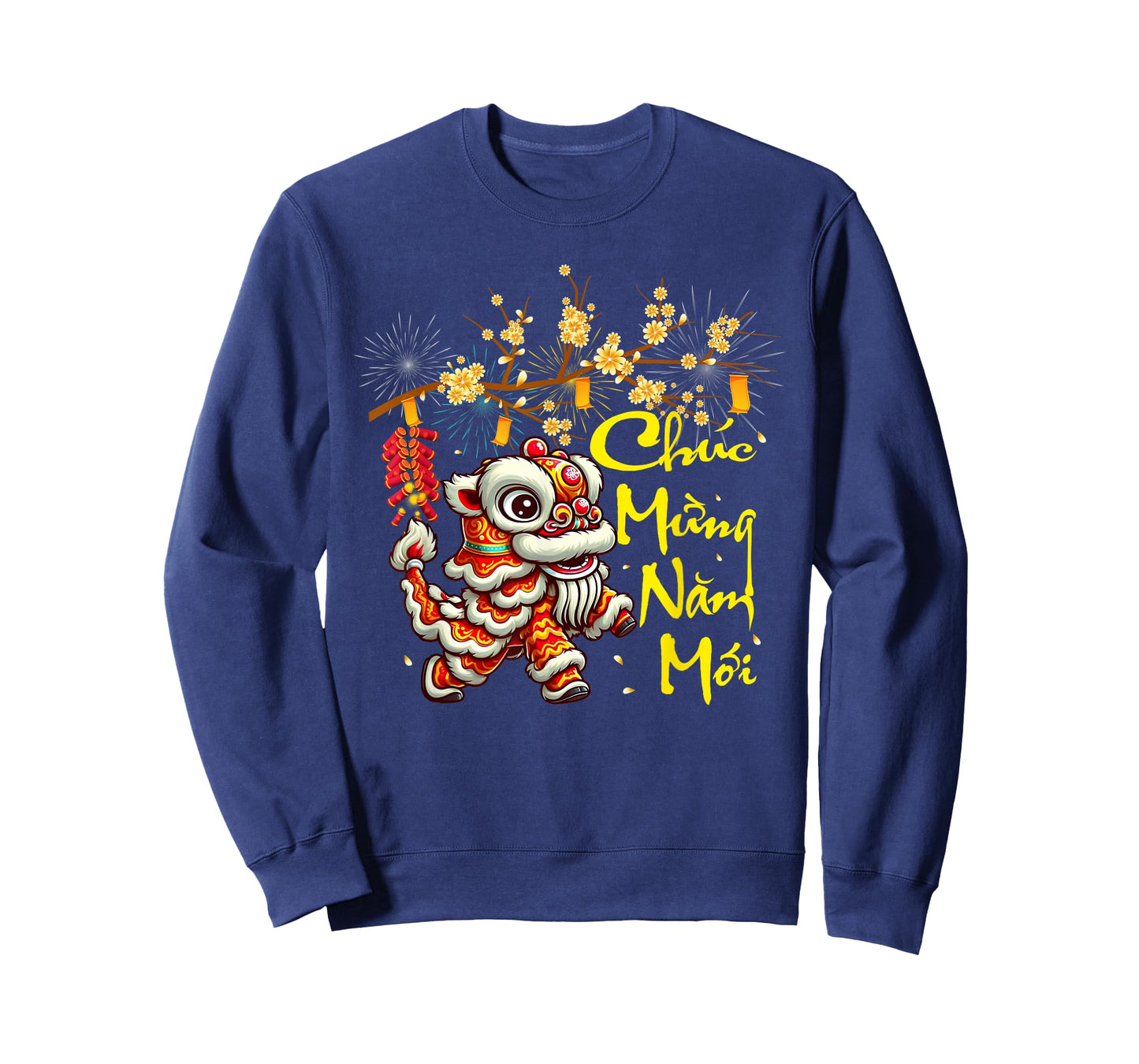 Funny Chuc Mung NAM Moi Happy Vietnamese New Year Lion Dance T-Shirt
