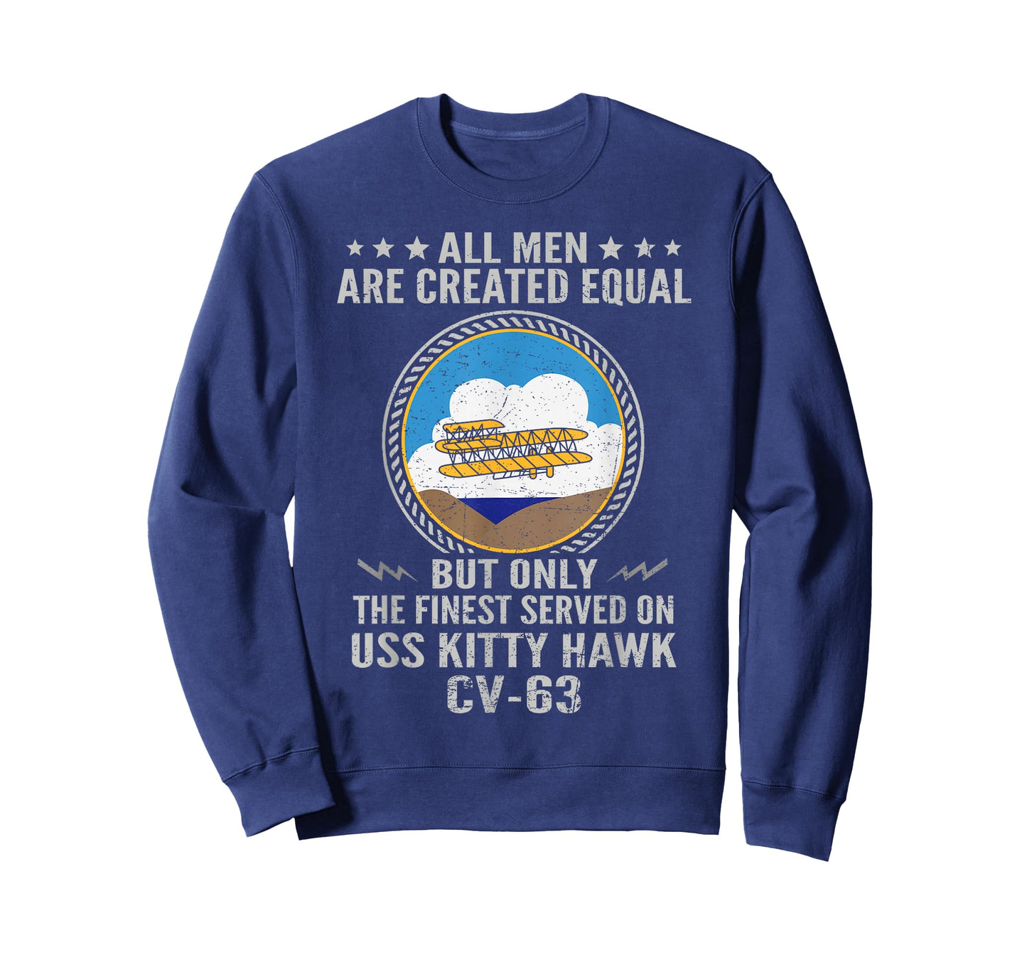 Only Finest Served On USS Kitty Hawk CV-63 Aircraft Carrier T-Shirt