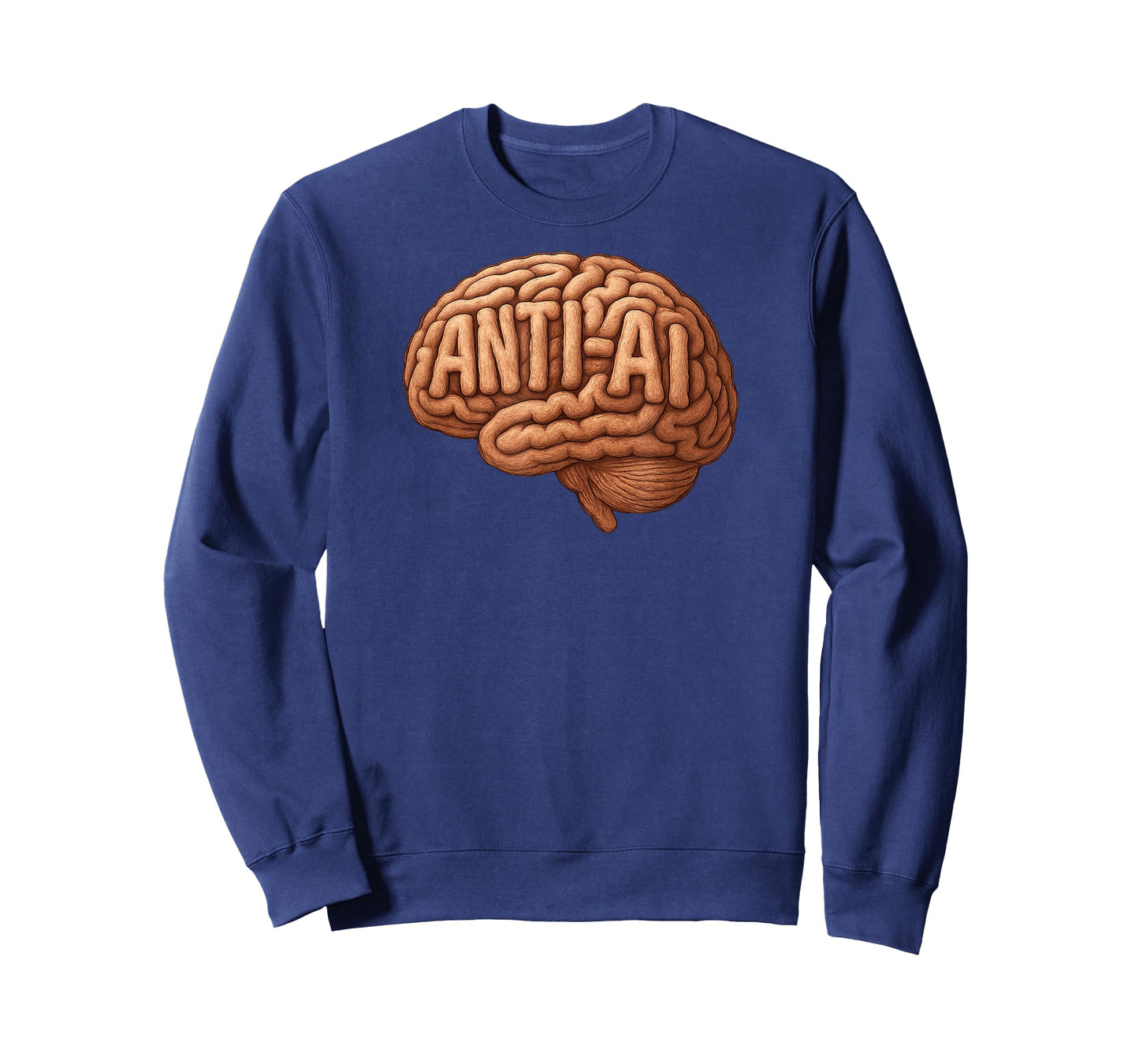 Anti-AI Say No to Artificial Intelligence Funny Luddite T-Shirt