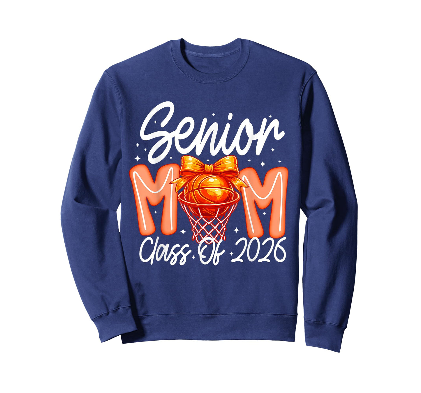 Senior Mom Class of 2026 Basketball Mom Graduation T-Shirt