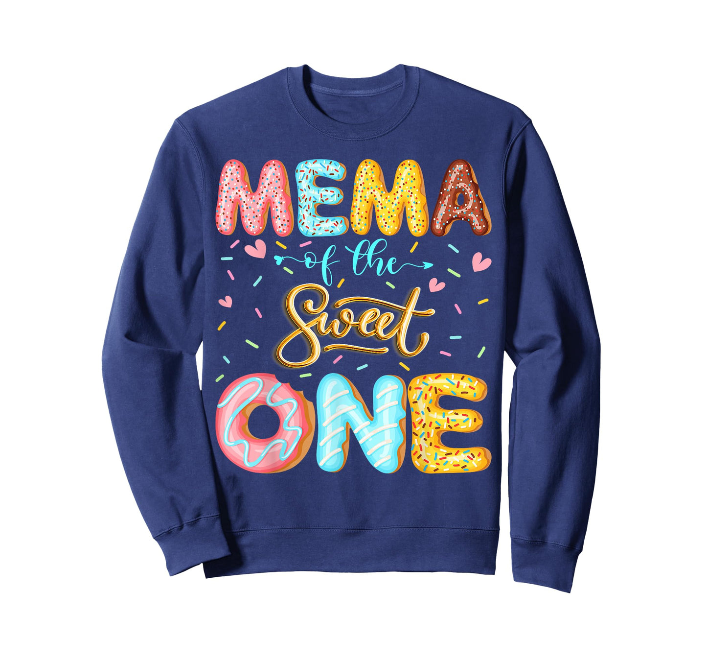 Mema of The Sweet One 1st Birthday Girl Donut Lover T-Shirt