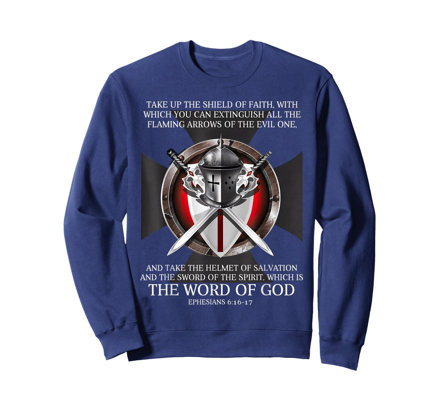 Knight Templar Christian Warrior The Shield of Faith T-Shirt