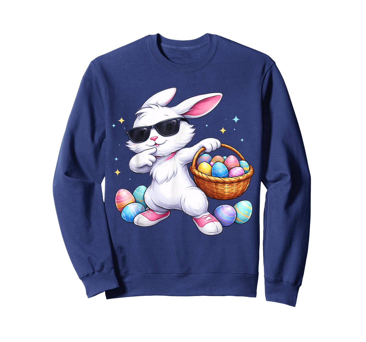 Kids Happy Bunny Dabbing Easter Kid Boys Girls Toddler Adult T-Shirt