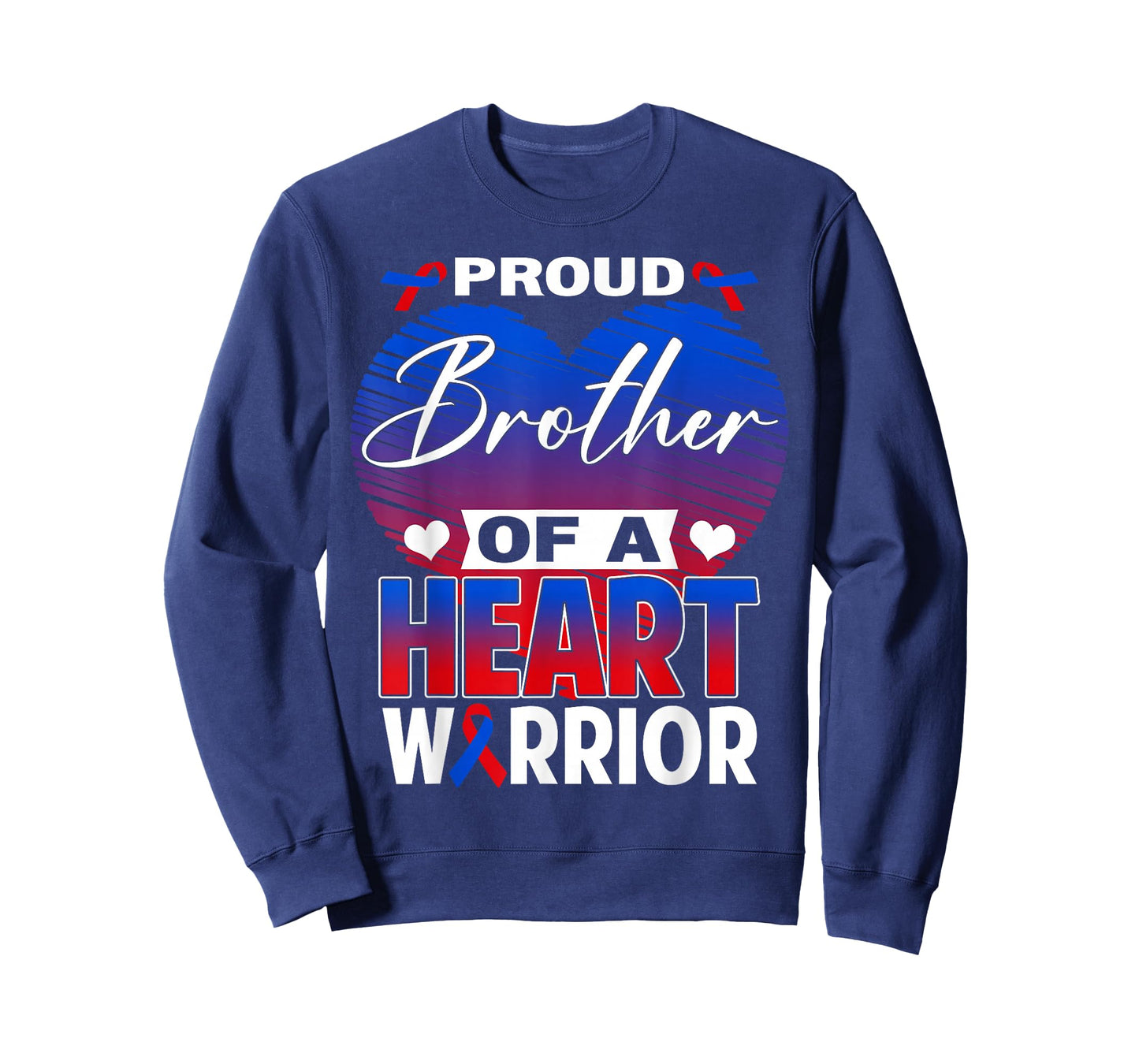 Proud Brother of A Heart Warrior CHD Awareness Month T-Shirt