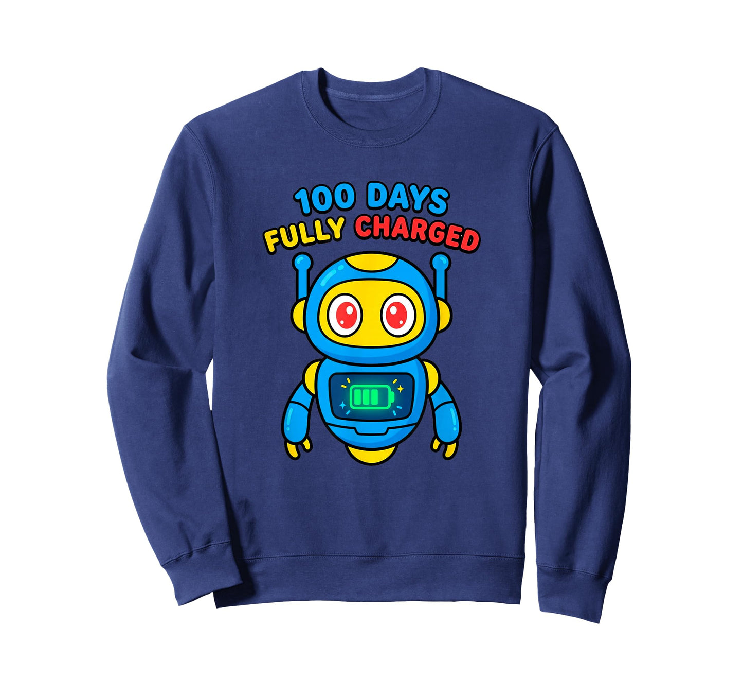 100th Day of School Fully Charged T-Shirt
