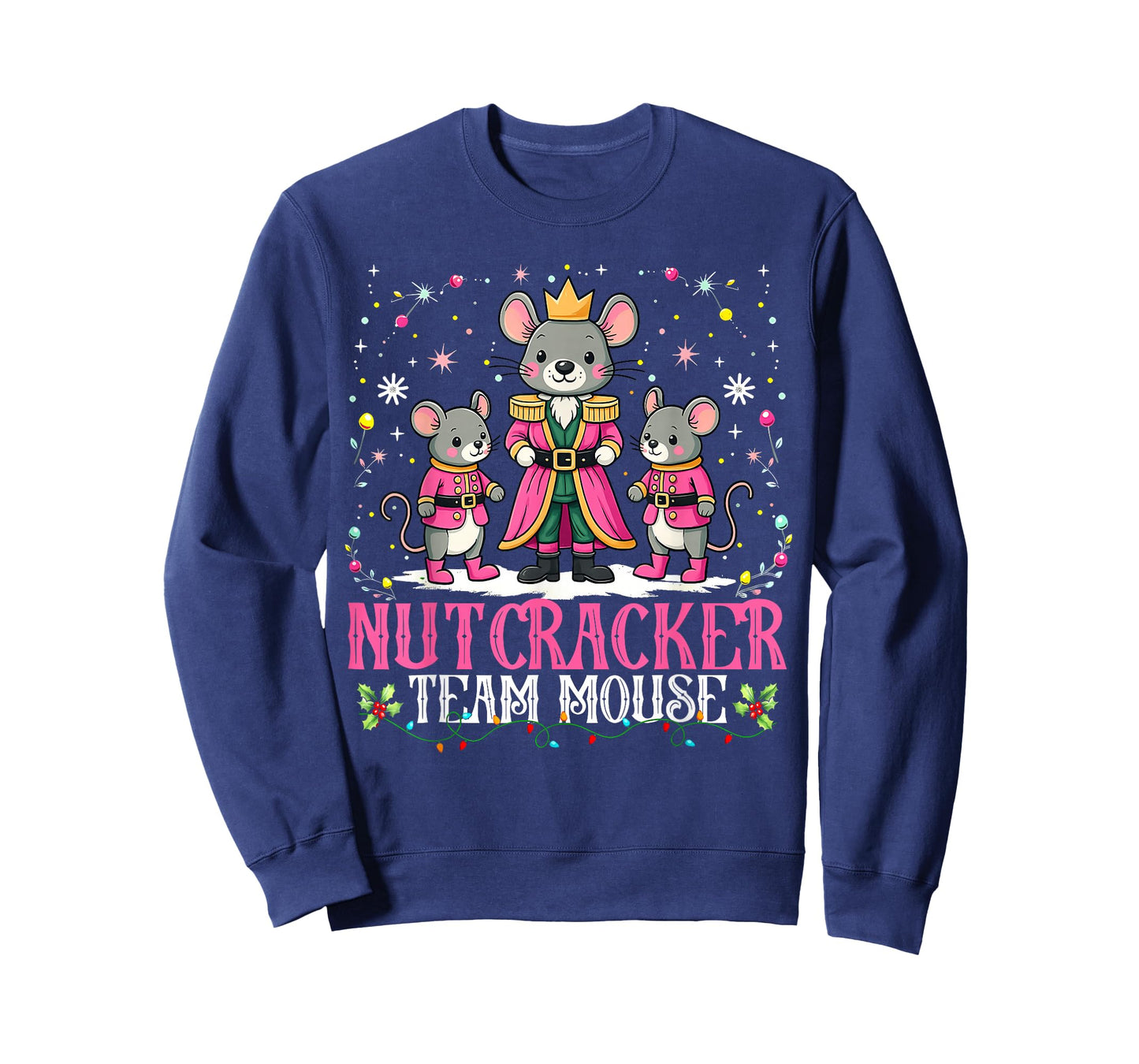 Nutcracker Team Mouse Christmas Dance Ballet Merry Christmas T-Shirt