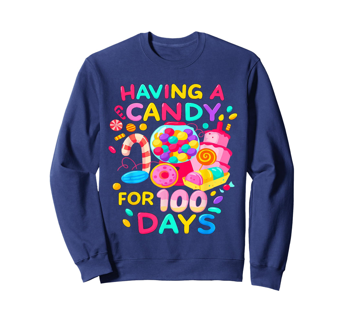100 Days of School Candy 100th Day Candy's Girls, and Kids T-Shirt