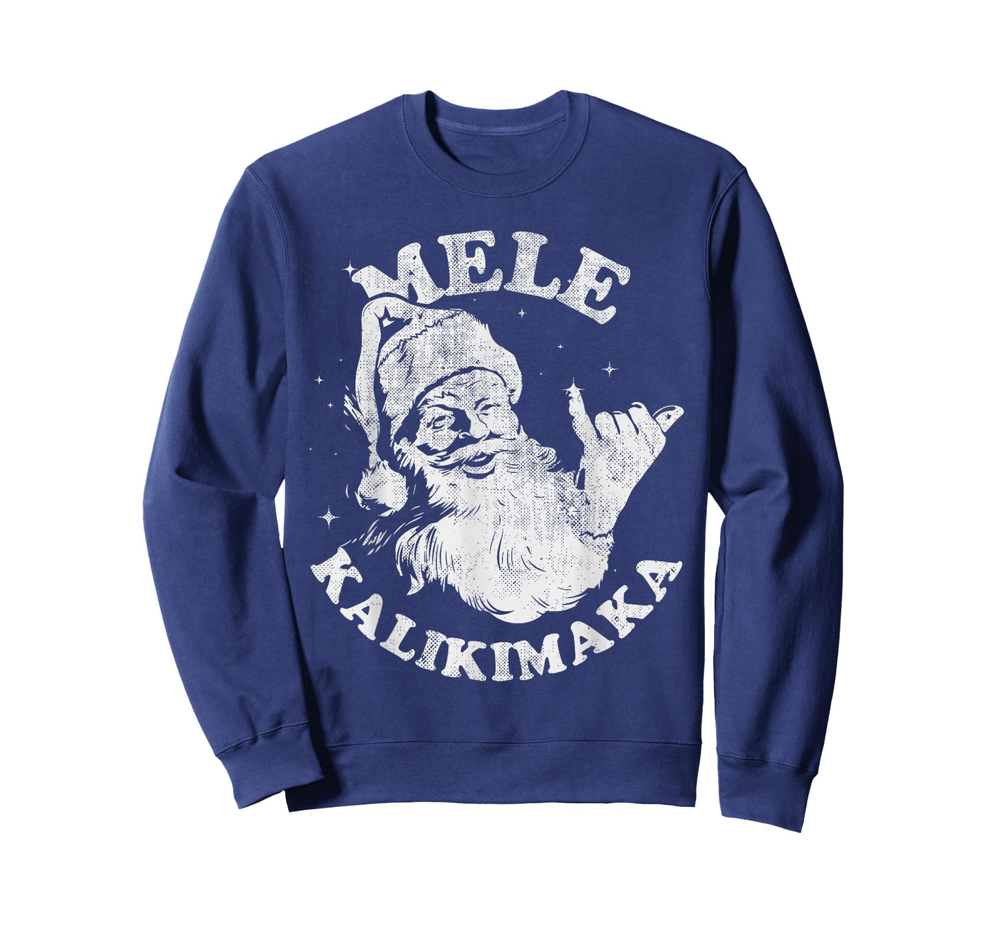 Mele Kalikimaka Retro Hawaii Santa Aloha Christmas T-Shirt