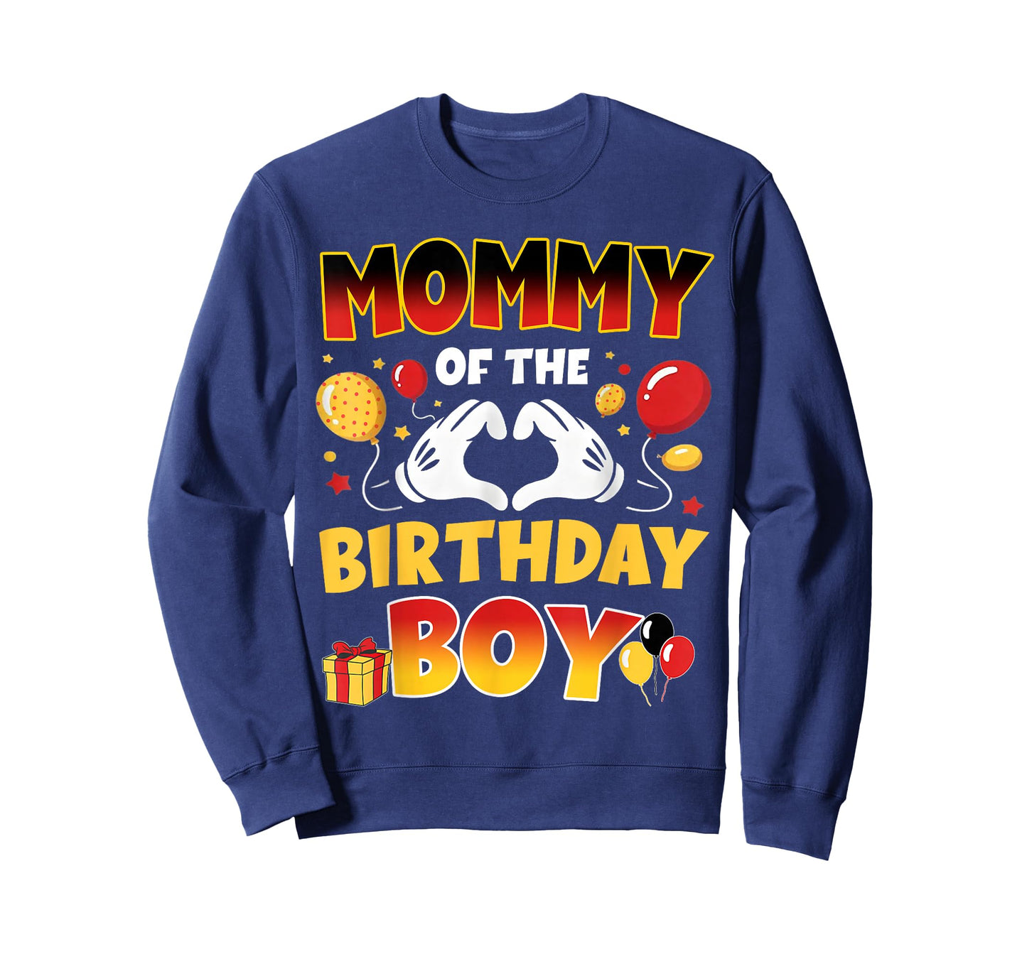 Mommy of The Birthday Boy Shirt Matching Dad Son Family Bday T-Shirt