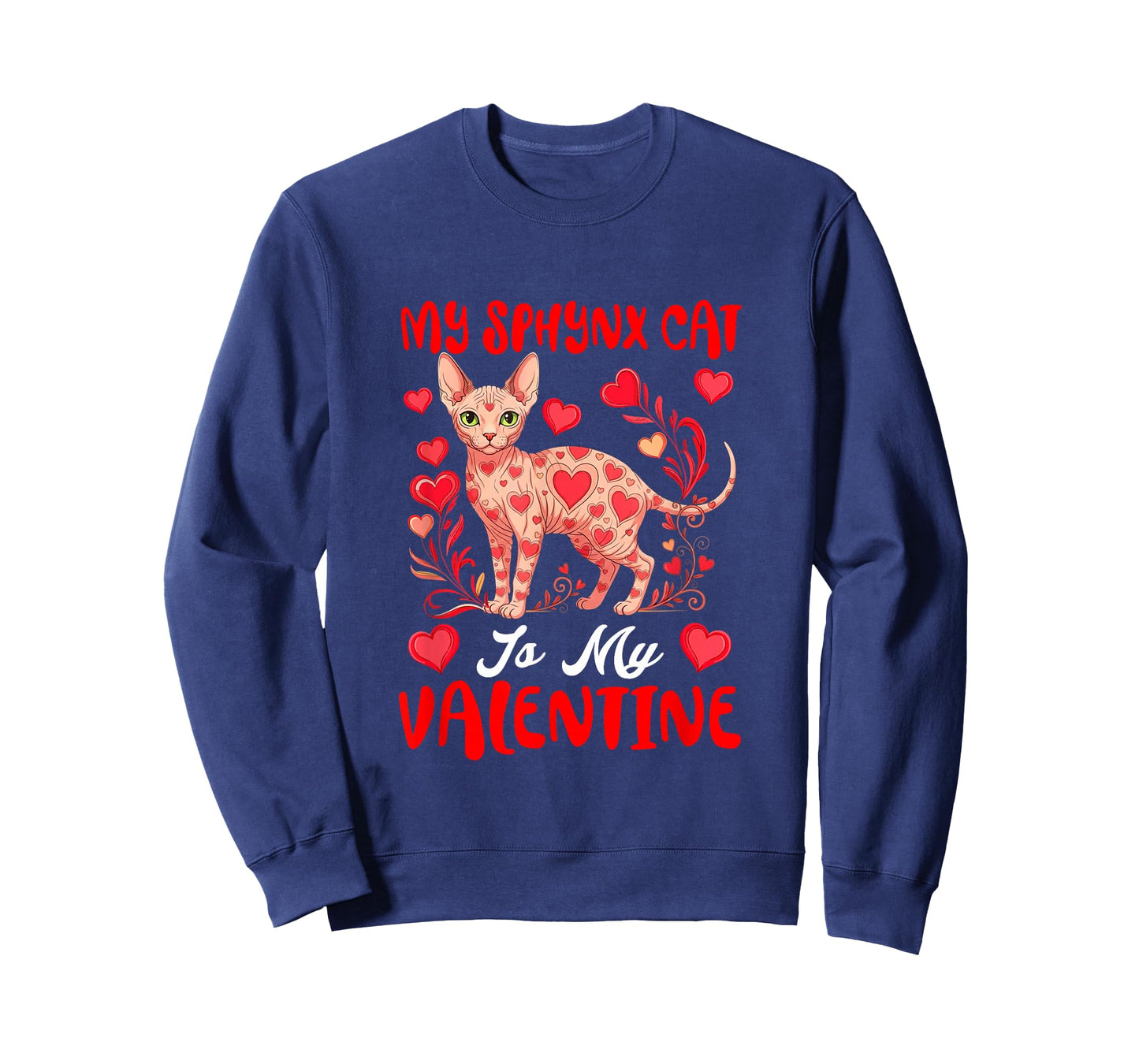 My Sphynx Cat is My Valentine Matching Dog Owner Kids T-Shirt