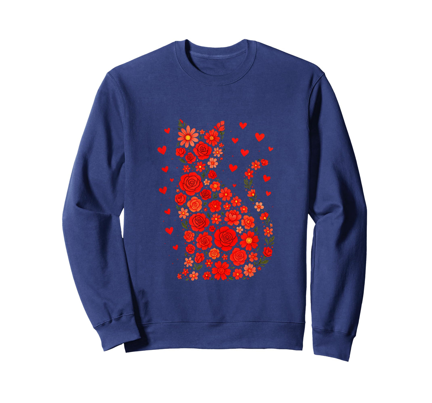 Meowentines Day - Funny Cat Lovers Hearts T-Shirt