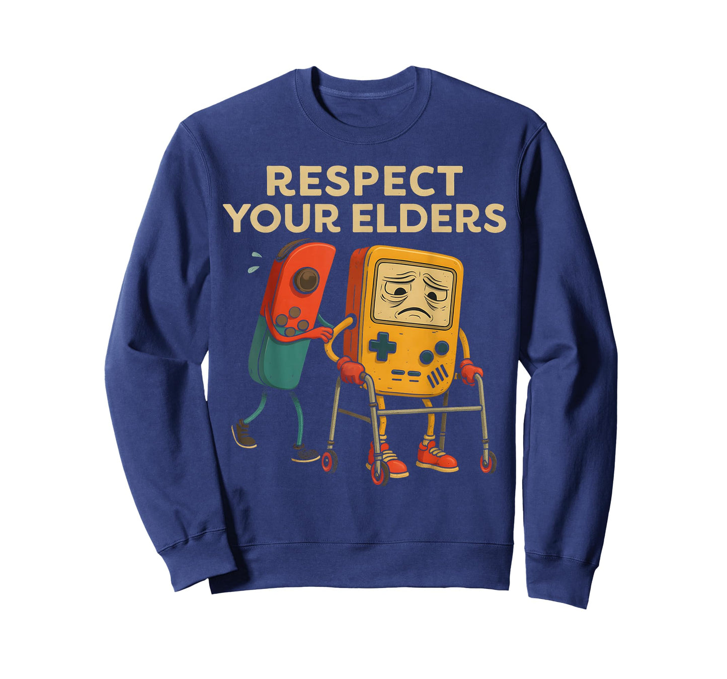Respect Your Elders Retro Gaming Funny Gamer Controller 80s T-Shirt