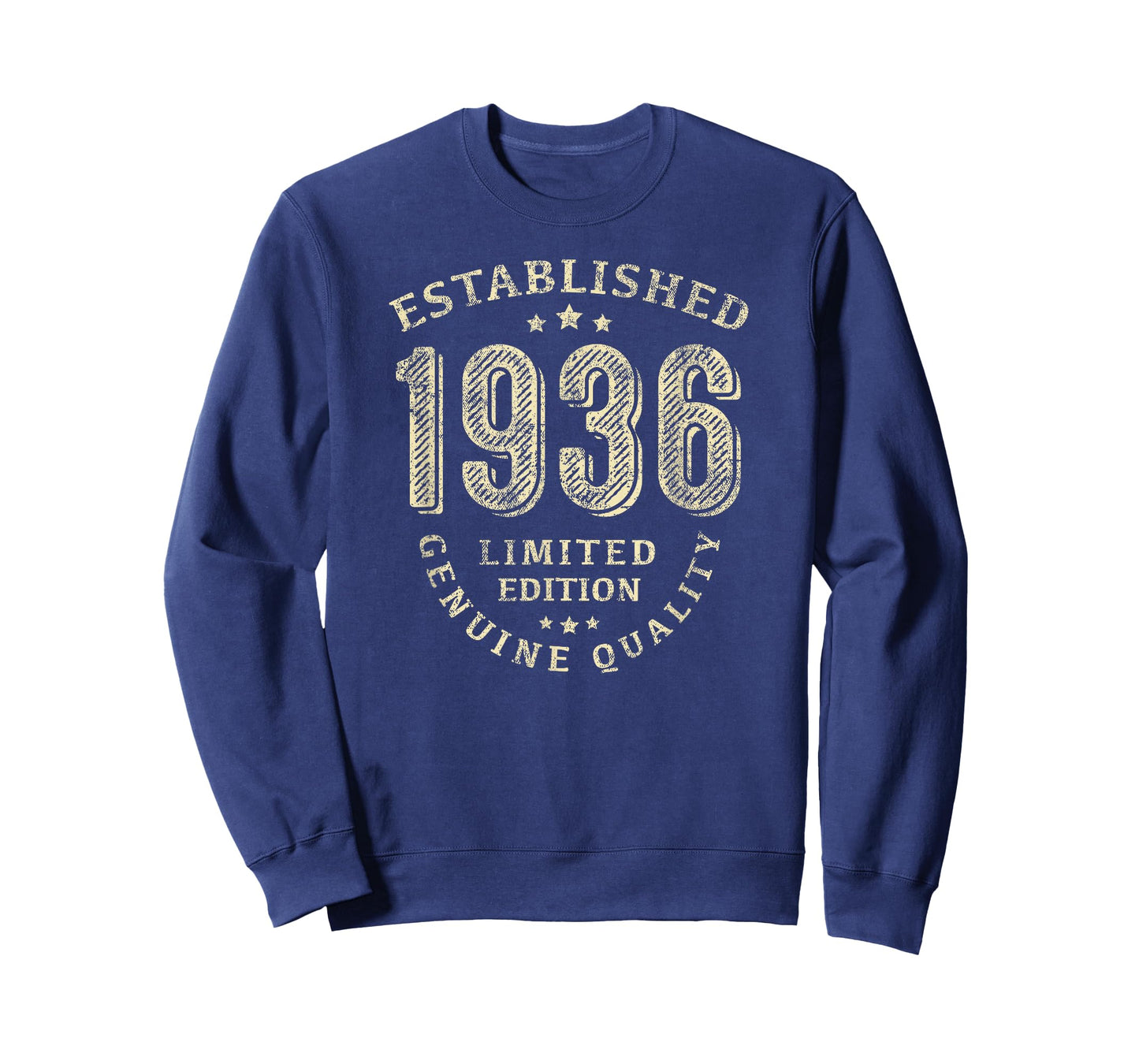 Vintage 1936 Birthday Men Grandpa Established Graphic T-Shirt
