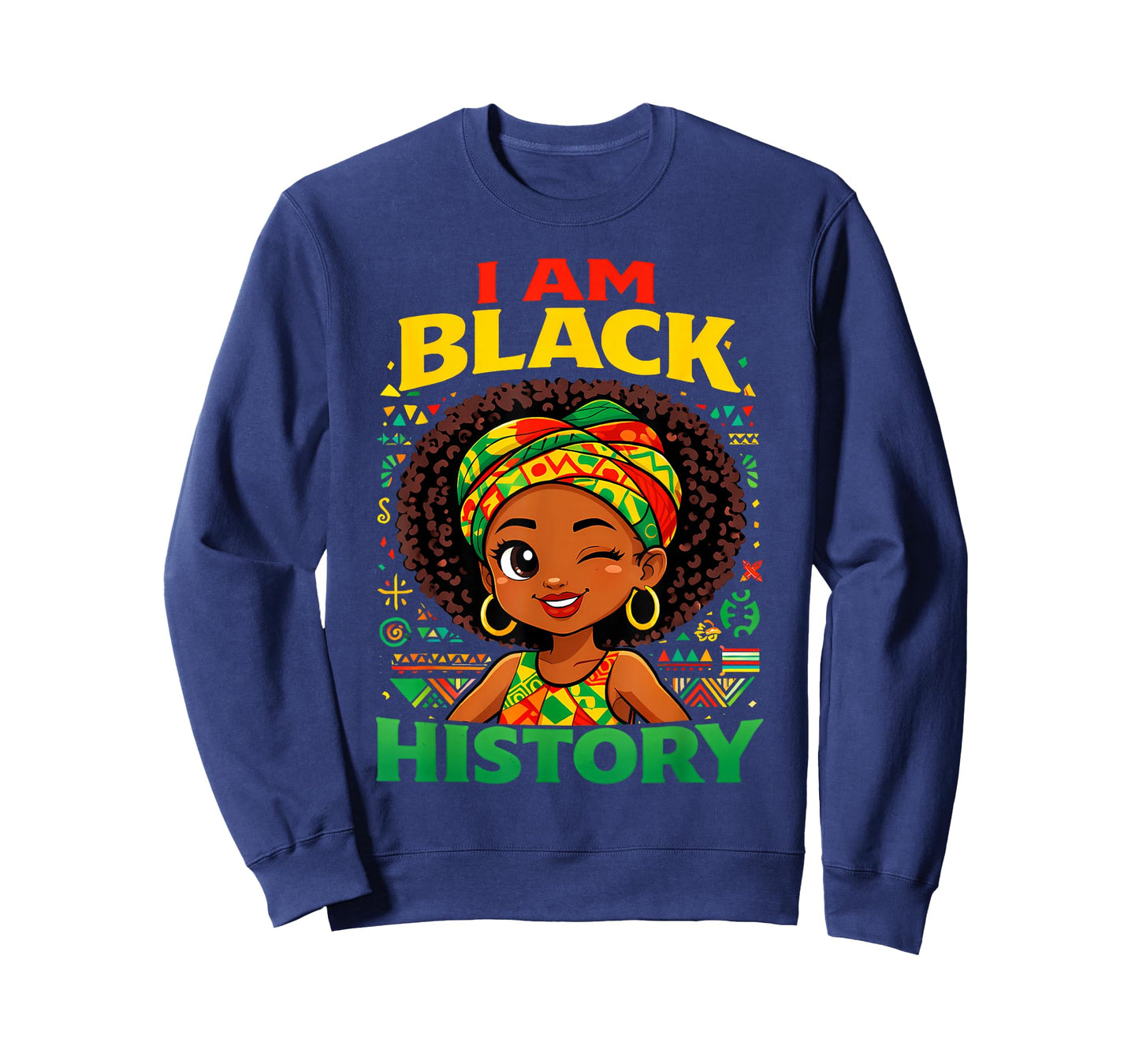 I'm Black History Month Shirt Girls Kids African American T-Shirt