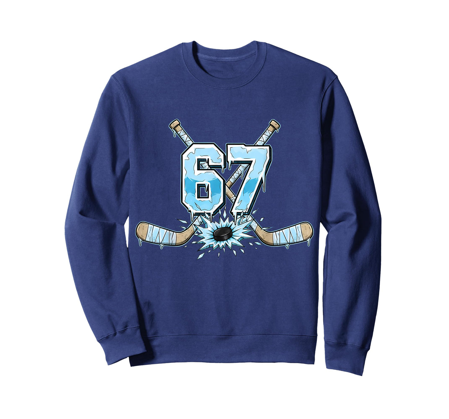 67 Hockey Drip Six Seven Meme 6 7 Boys Teens Kids Ice Hockey T-Shirt