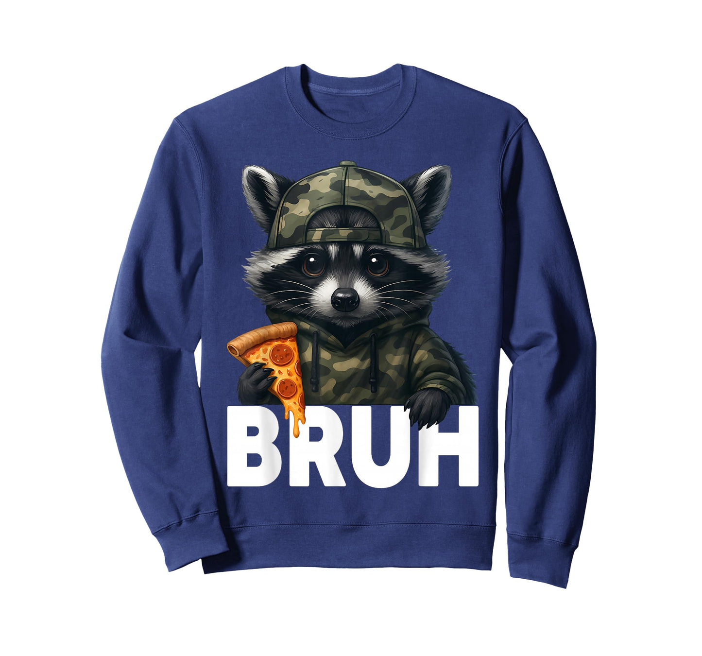 Funny Raccoon Bruh Meme Teens Boys Girls Men Graphic T-Shirt